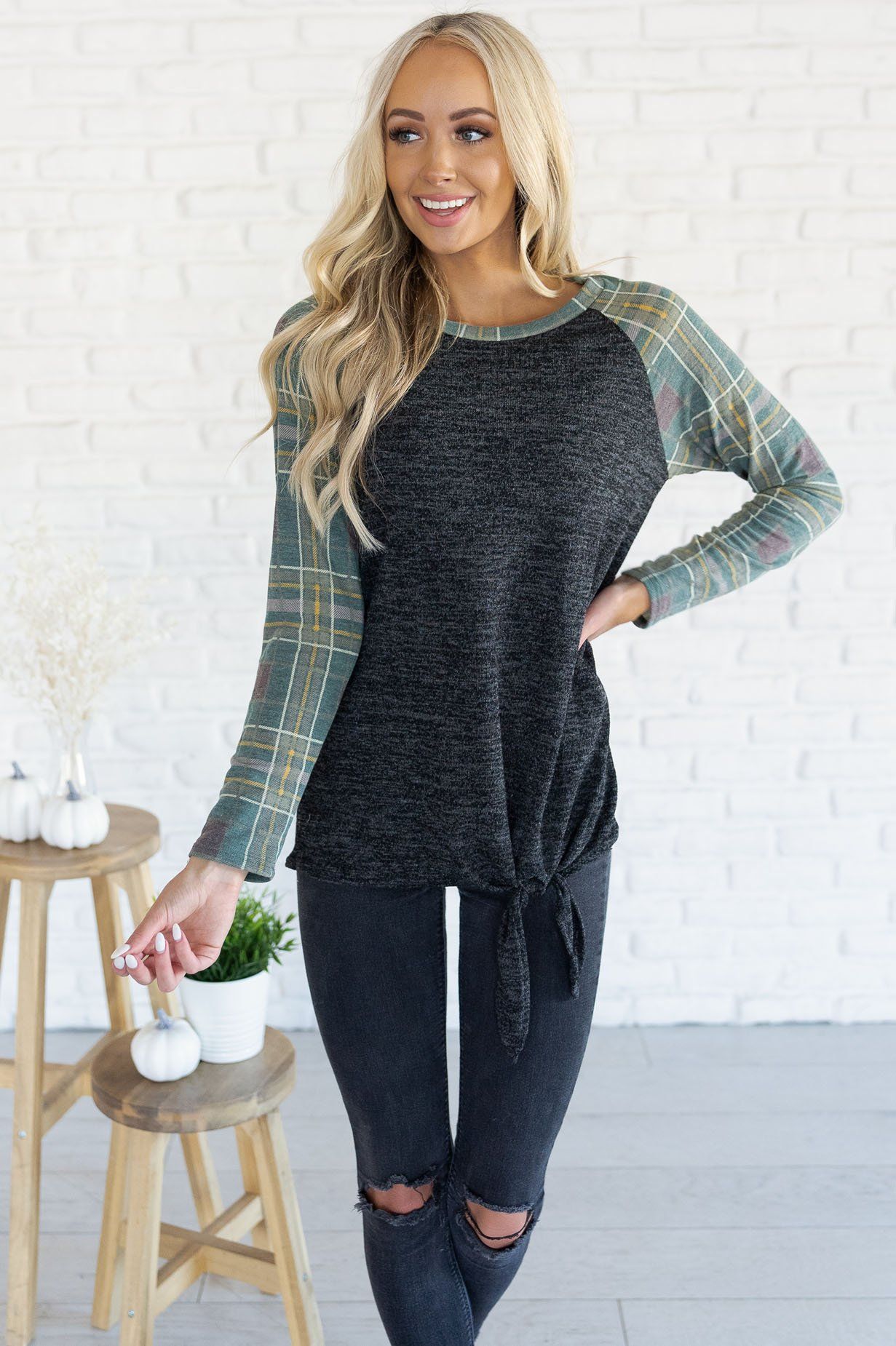 Thankful For You Modest Top Modest Dresses vendor-unknown