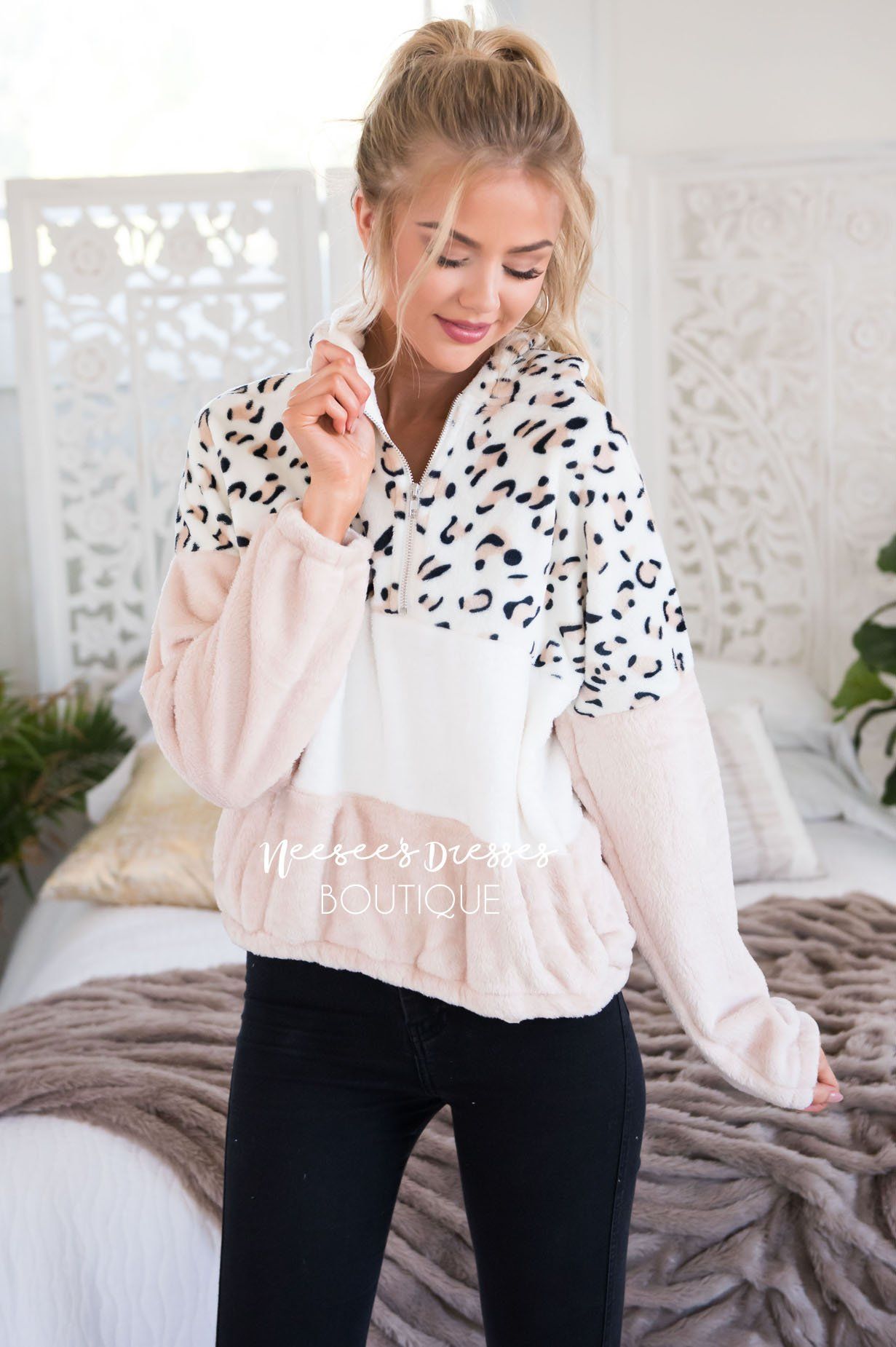 Own Kind of Beautiful Fleece Hoodie Modest Dresses vendor-unknown