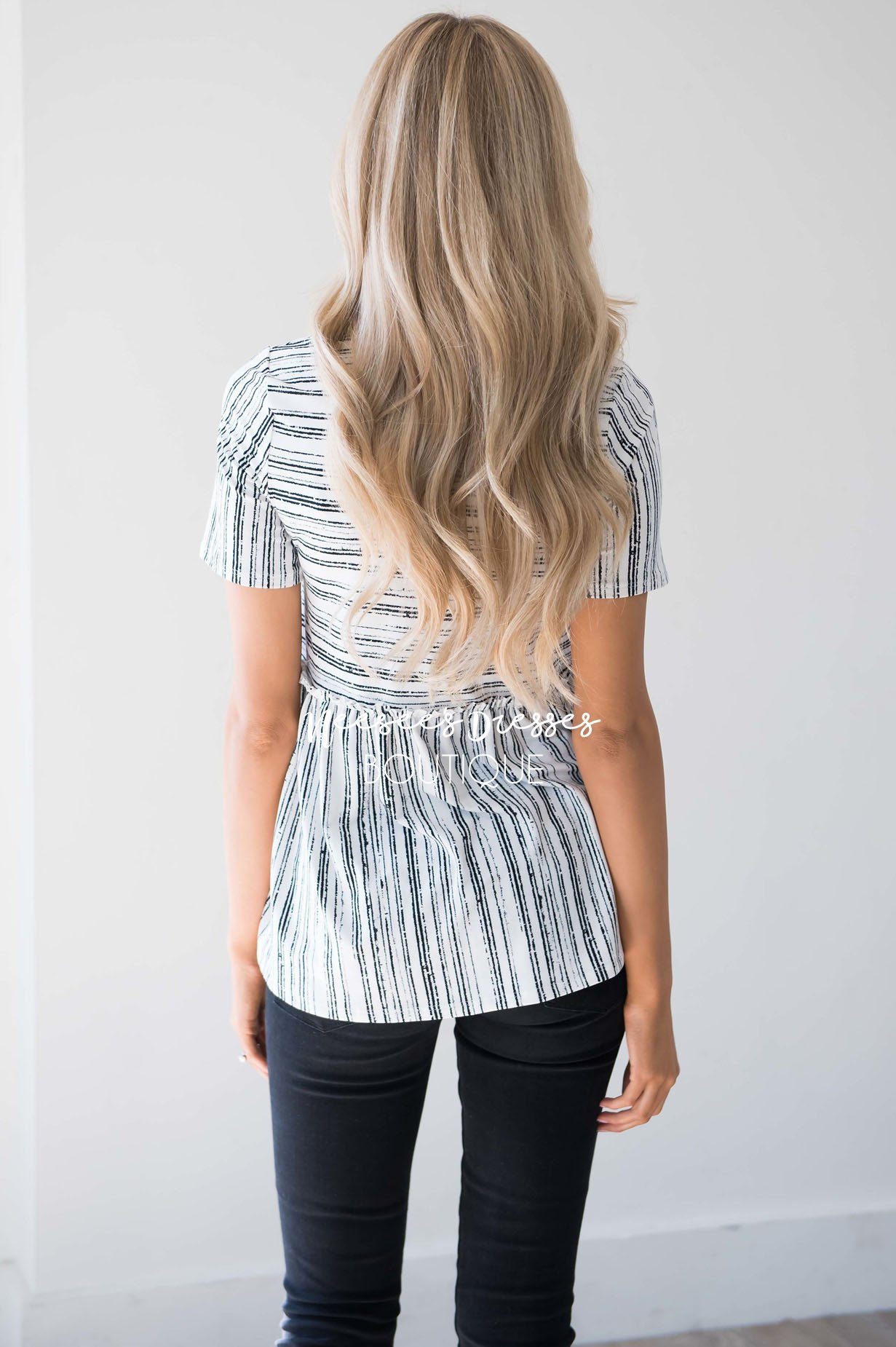 You're My Stripe Of Love Top Tops vendor-unknown