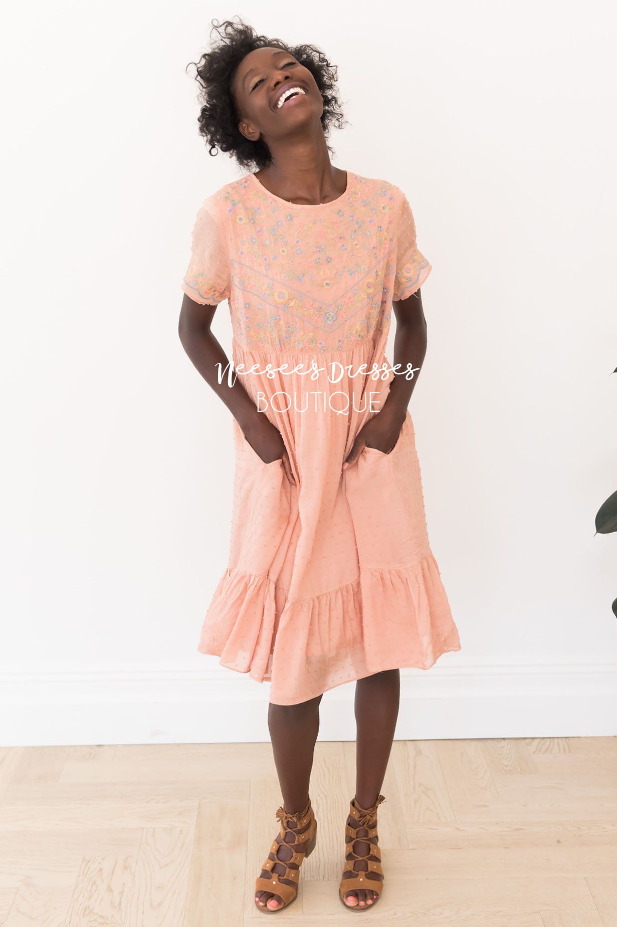 The Aubree Modest Dresses vendor-unknown