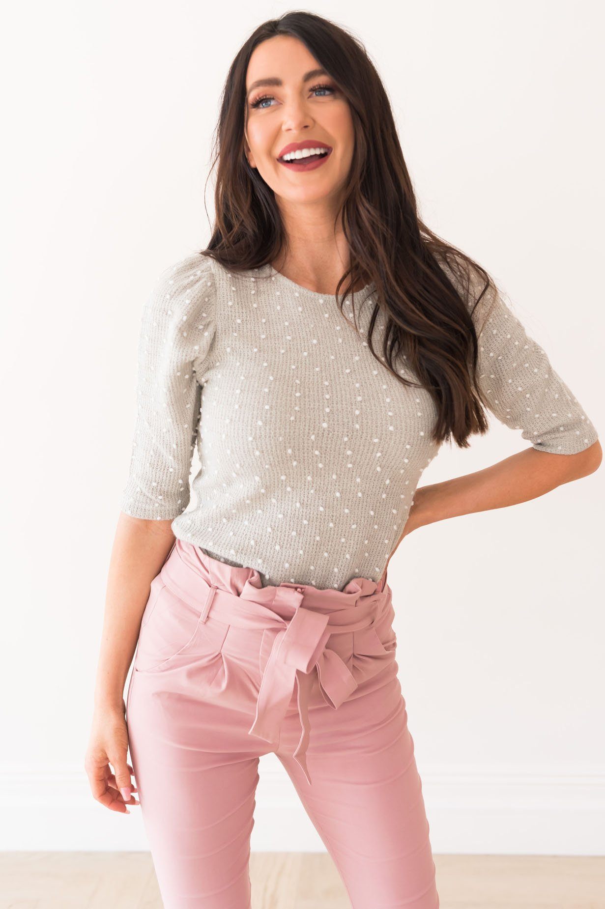 Moment In Time Modest Sweater Modest Dresses vendor-unknown