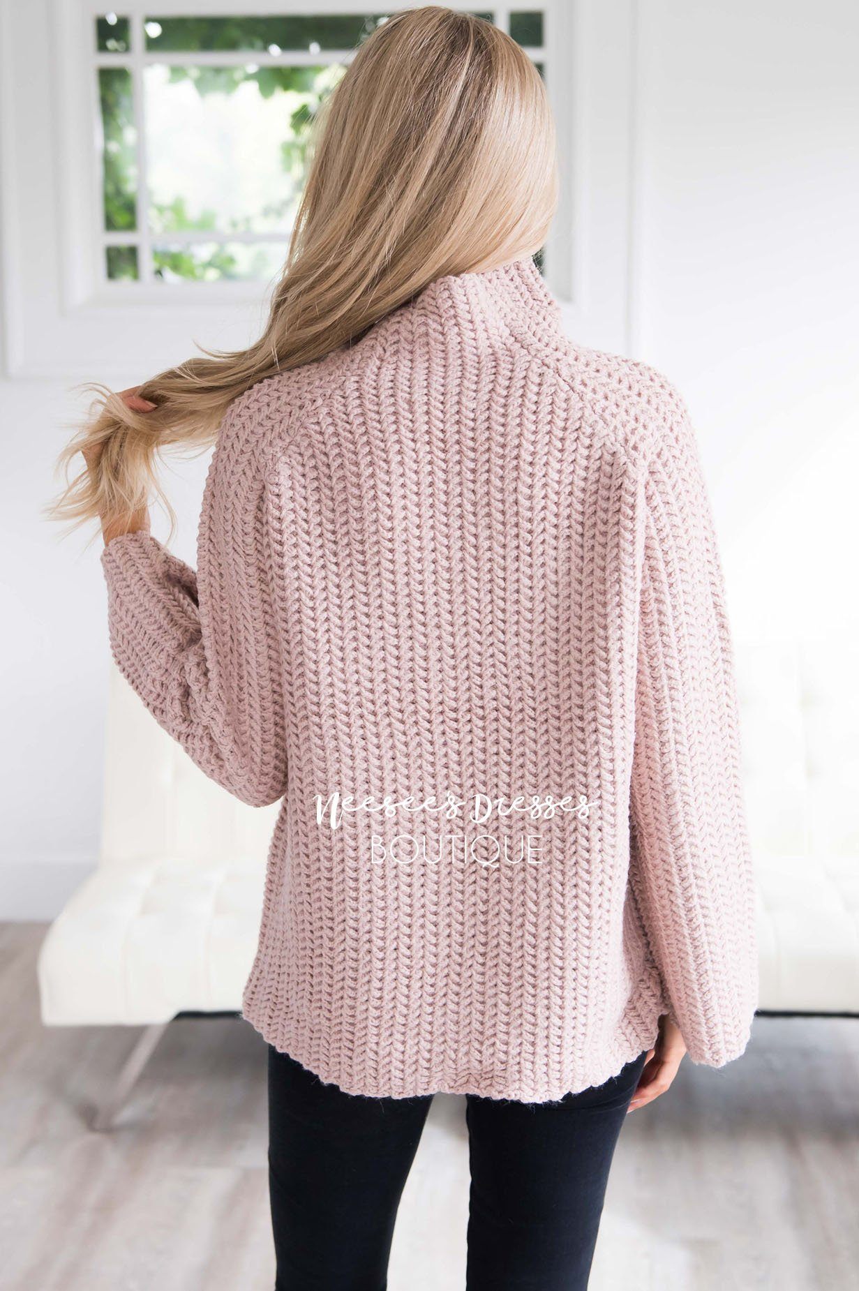 Knit For Me Bell Sleeve Sweater Tops vendor-unknown