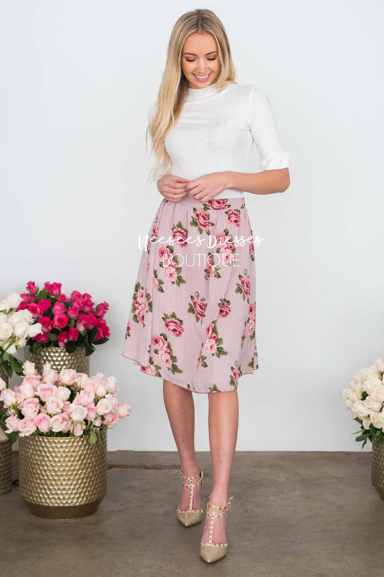 Ribbed High Neck Bell Sleeve Top Tops vendor-unknown