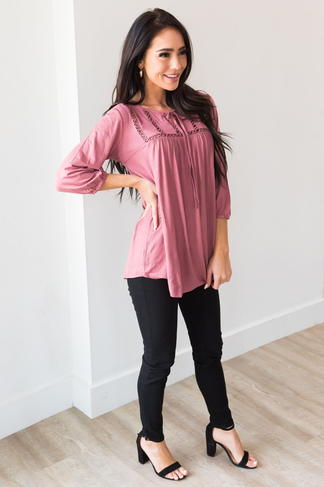 Always On My Mind Modest Layering Top Modest Dresses vendor-unknown