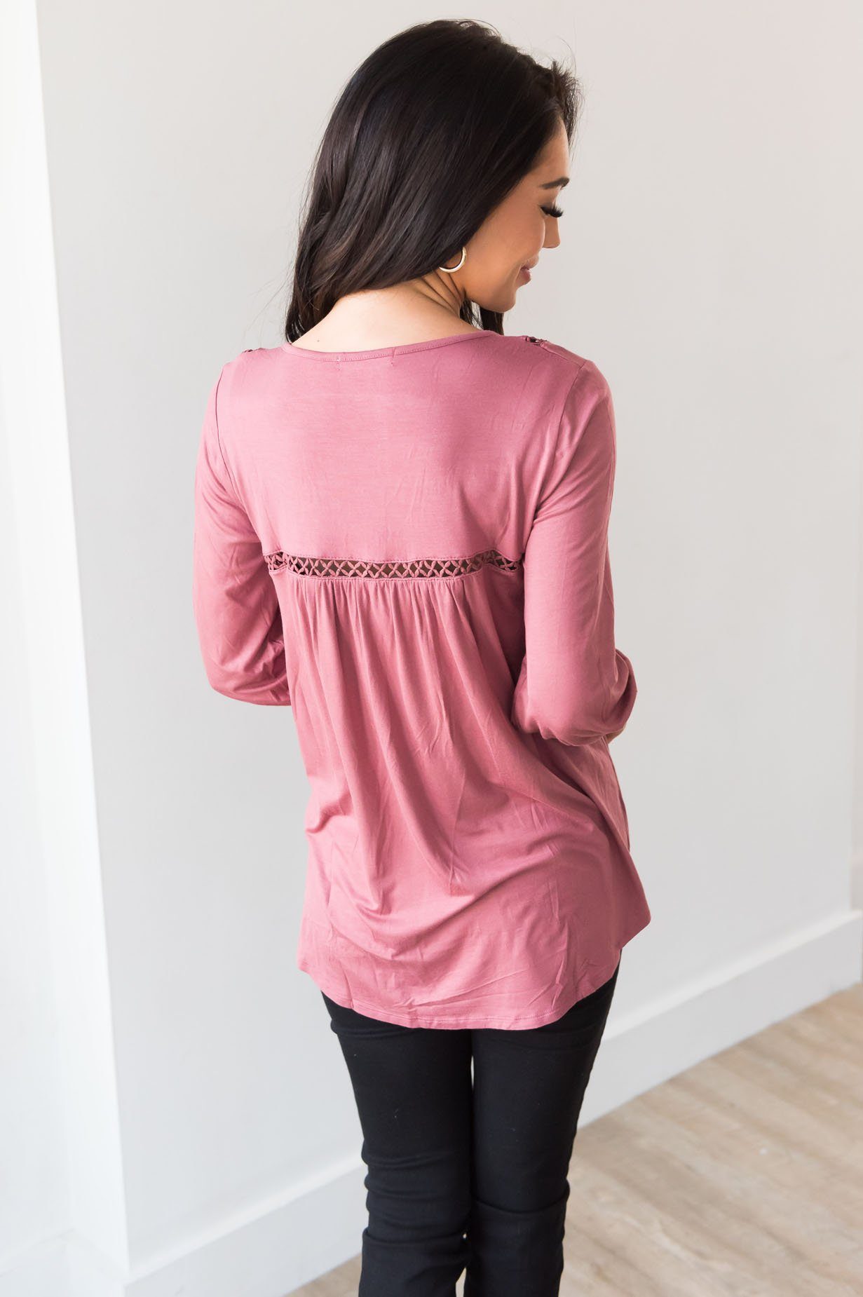 Always On My Mind Modest Layering Top Modest Dresses vendor-unknown
