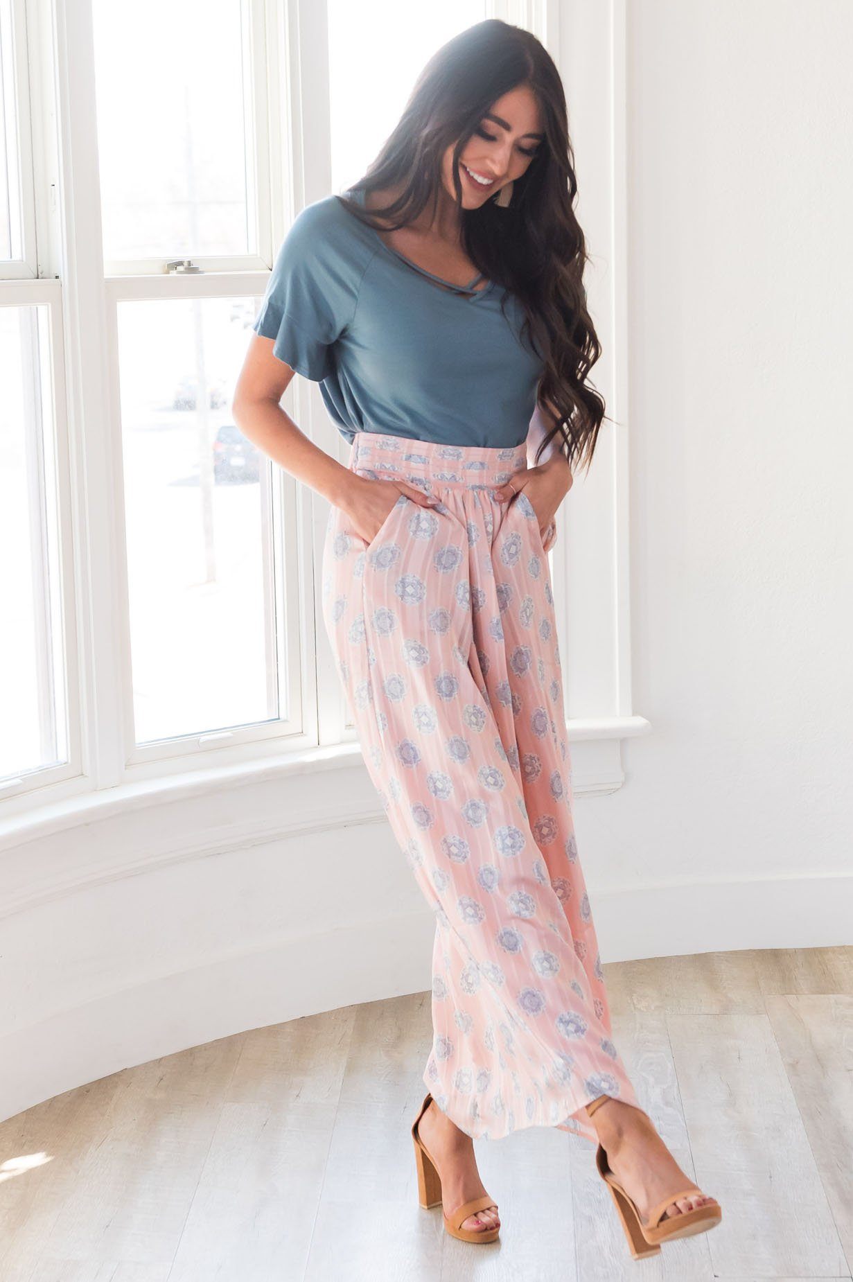 Always Loving Medallion Maxi Skirt Skirts vendor-unknown