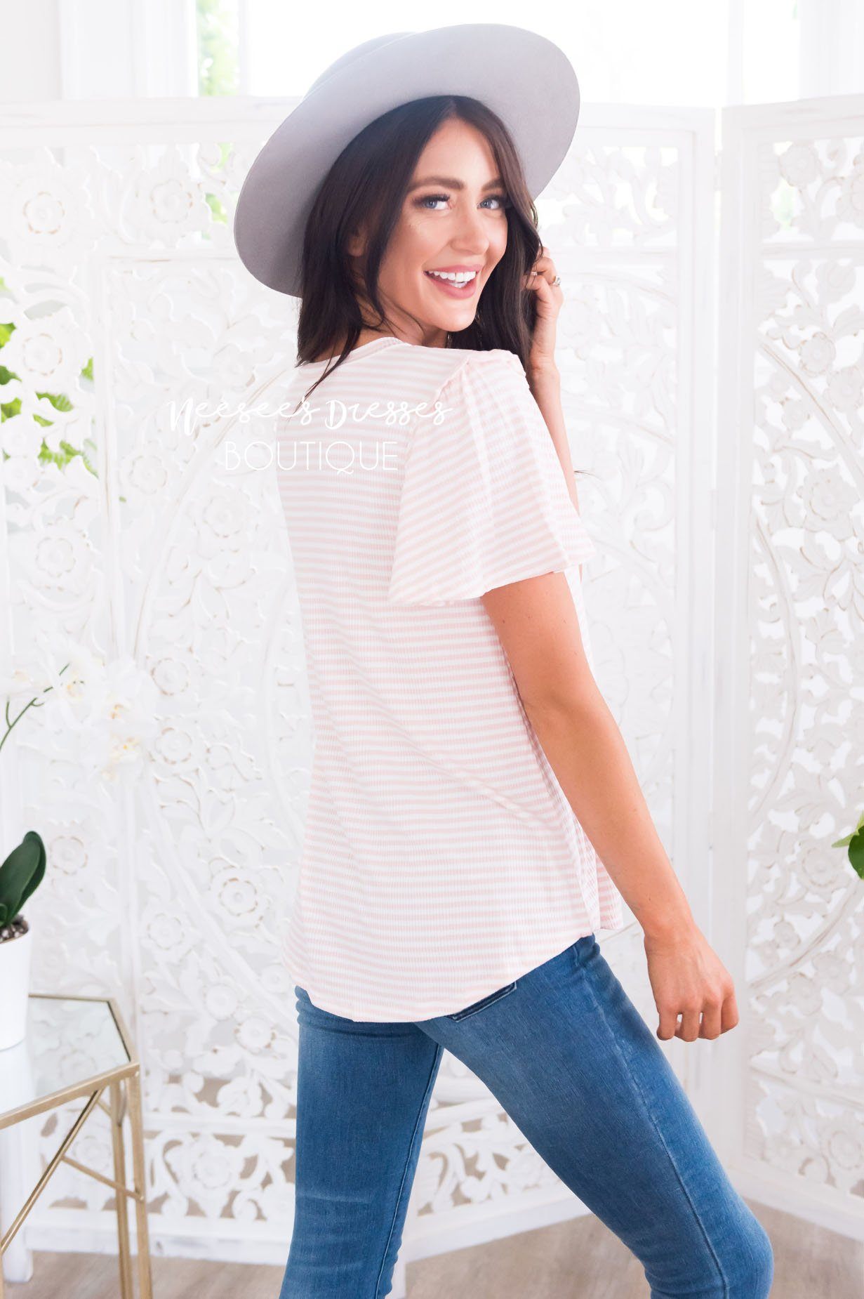 Lift My Spirits Modest Top Modest Dresses vendor-unknown