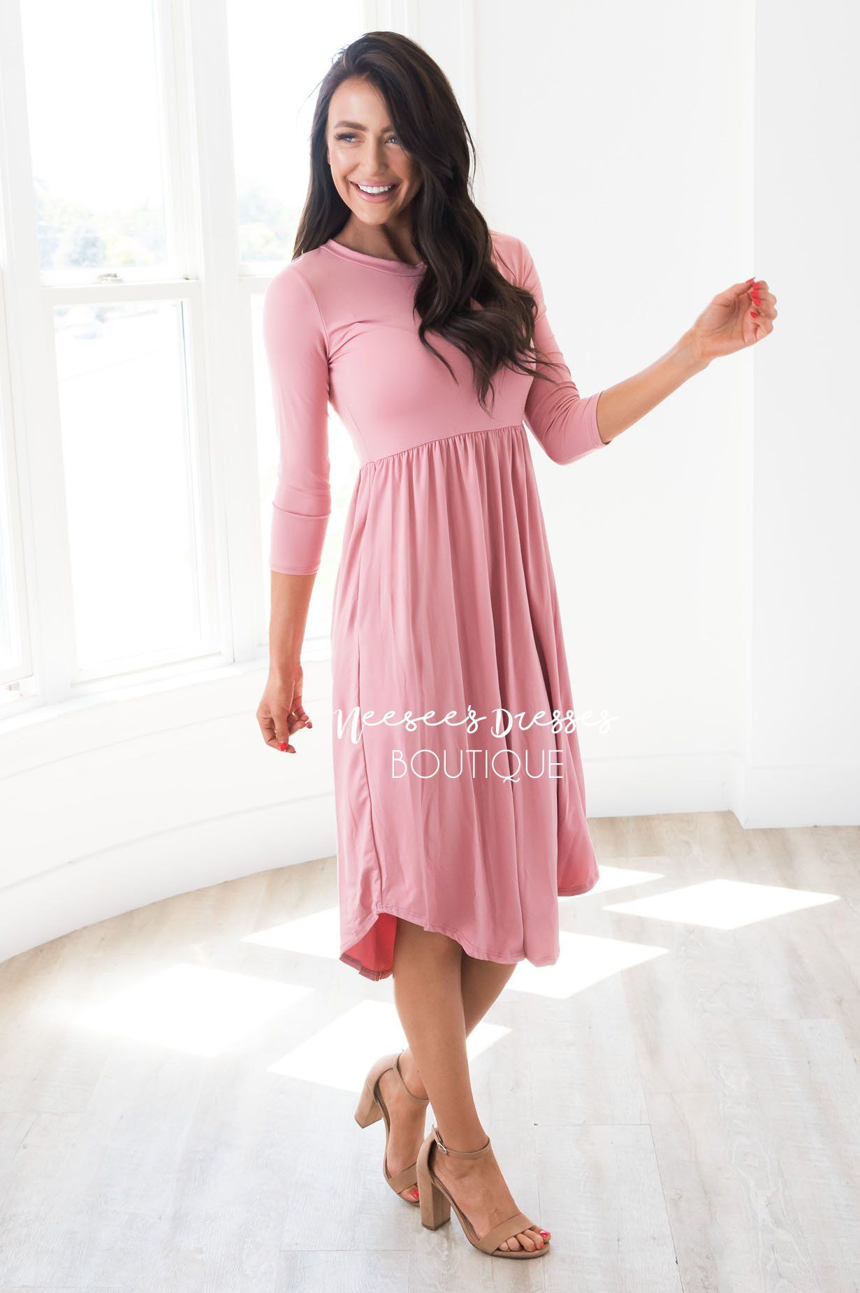 The Kylee Modest Dresses vendor-unknown