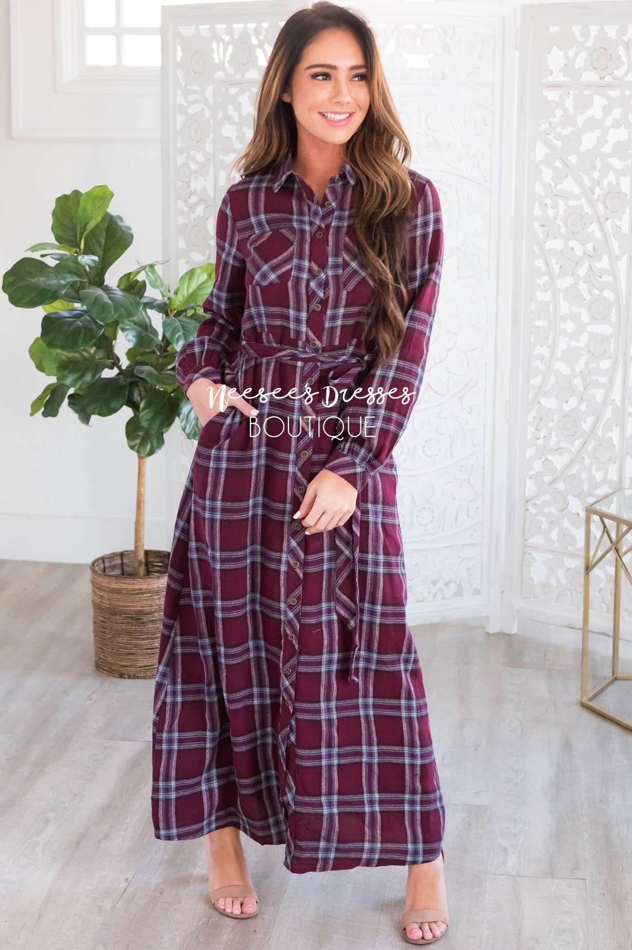 The Kinley Modest Dresses vendor-unknown