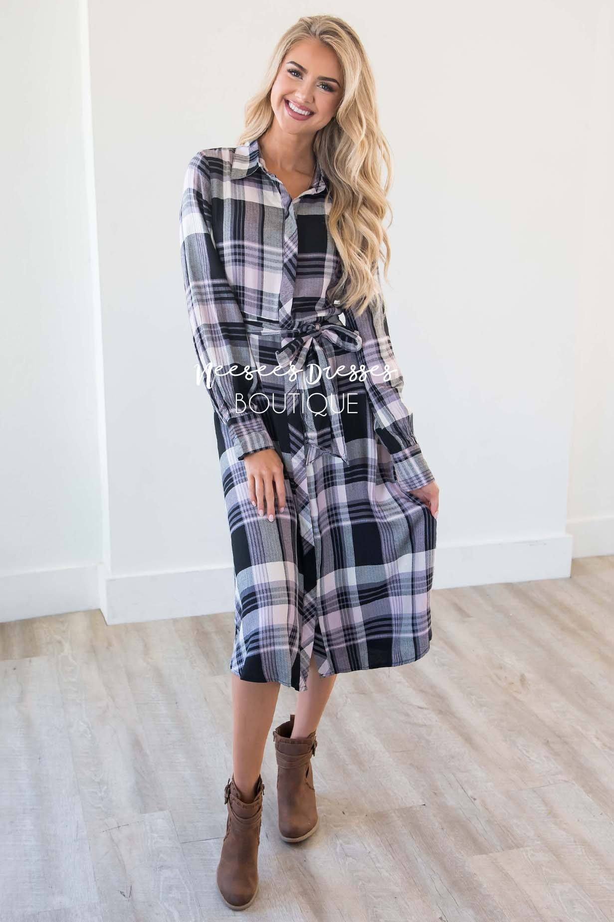 The Dominique Modest Dresses vendor-unknown