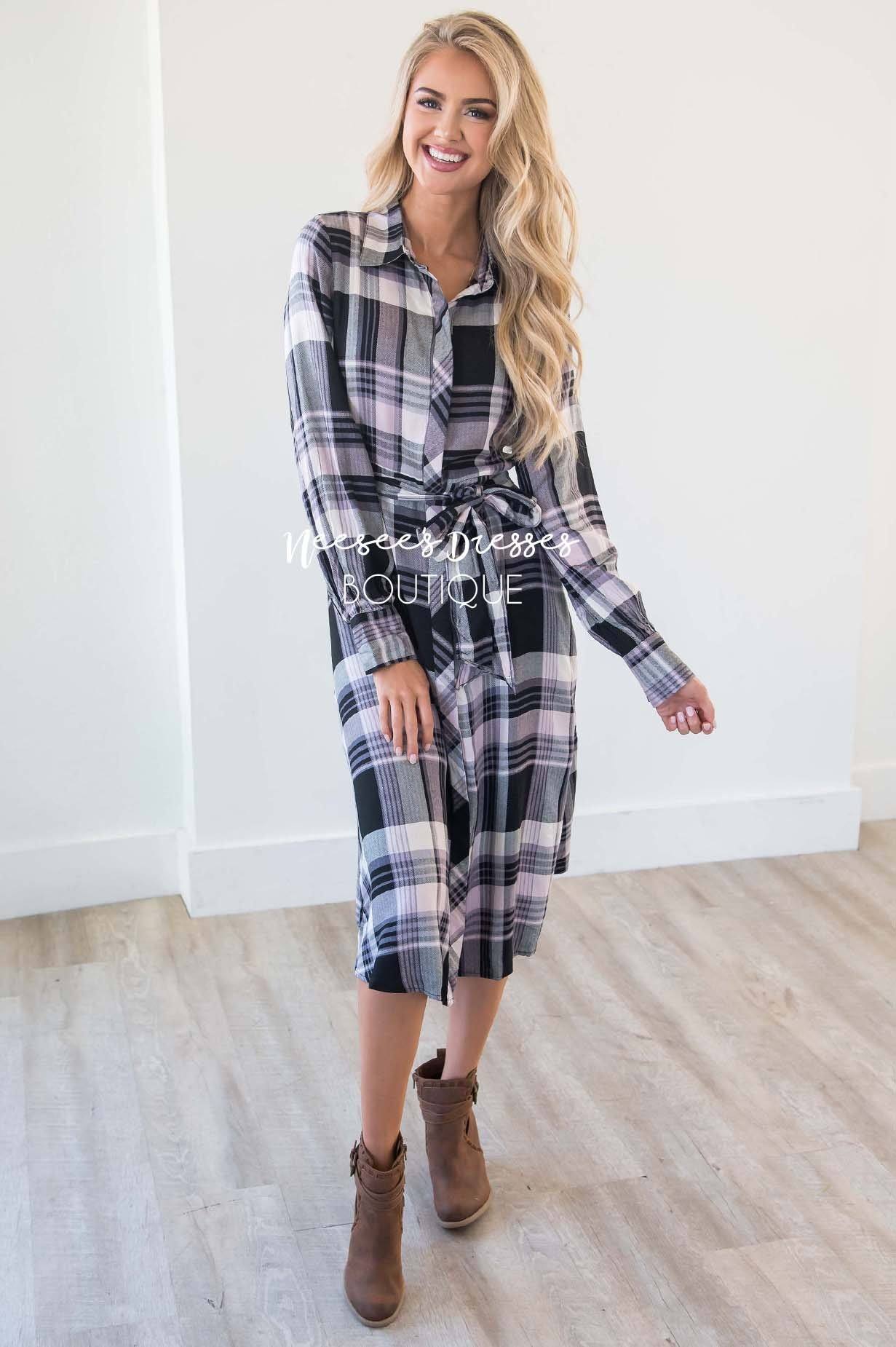 The Dominique Modest Dresses vendor-unknown