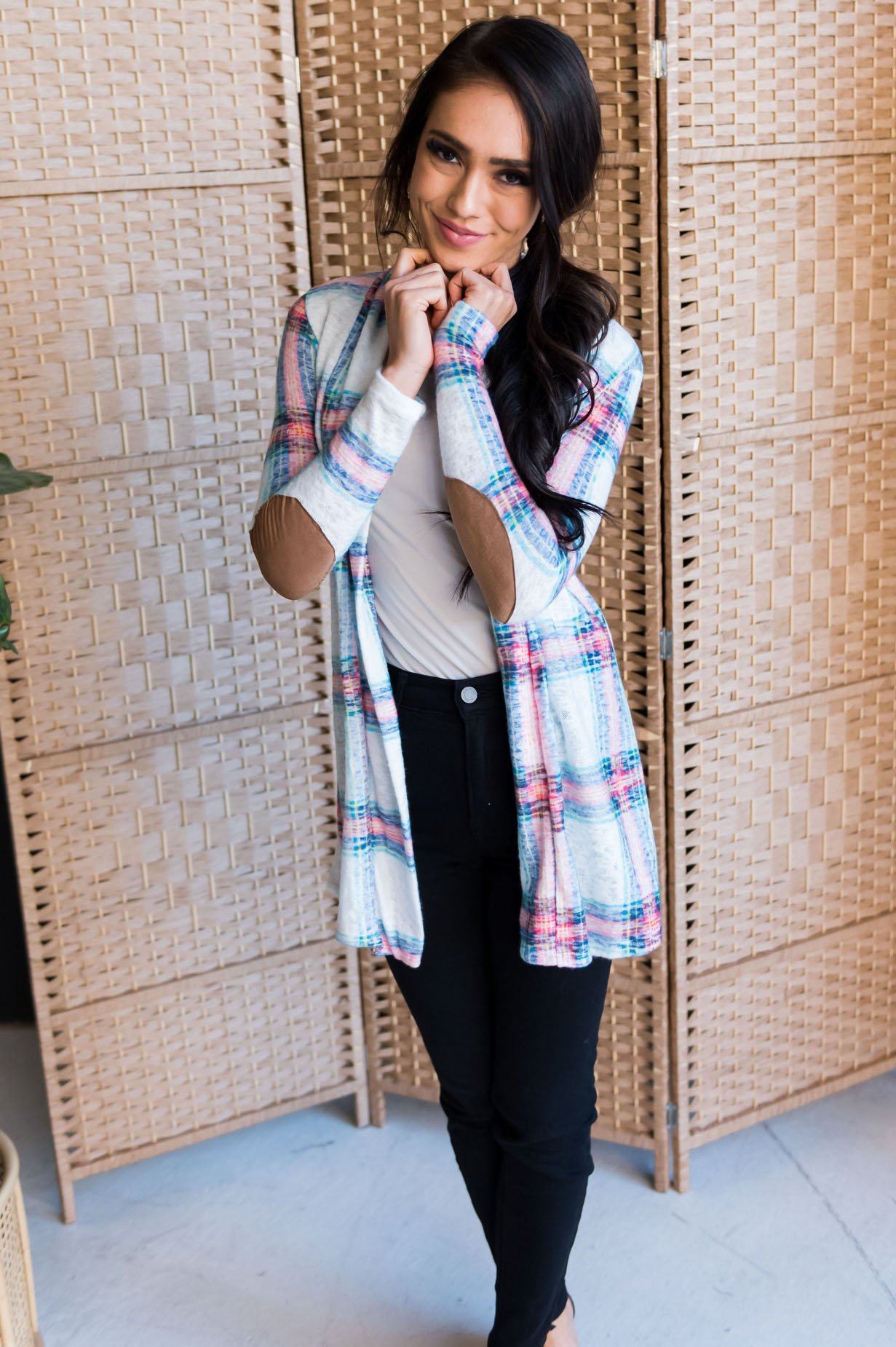 Guess Again Modest Cardigan Modest Dresses vendor-unknown