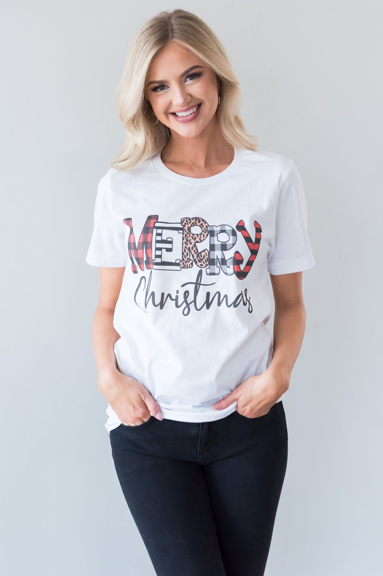 Merry Wild Christmas Modest Tee Modest Dresses vendor-unknown