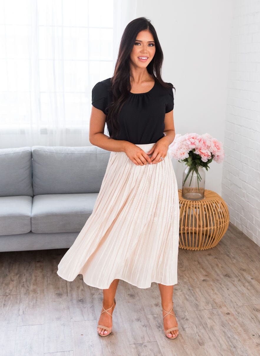 Don't Dull Your Sparkle Modest Skirt Skirts vendor-unknown