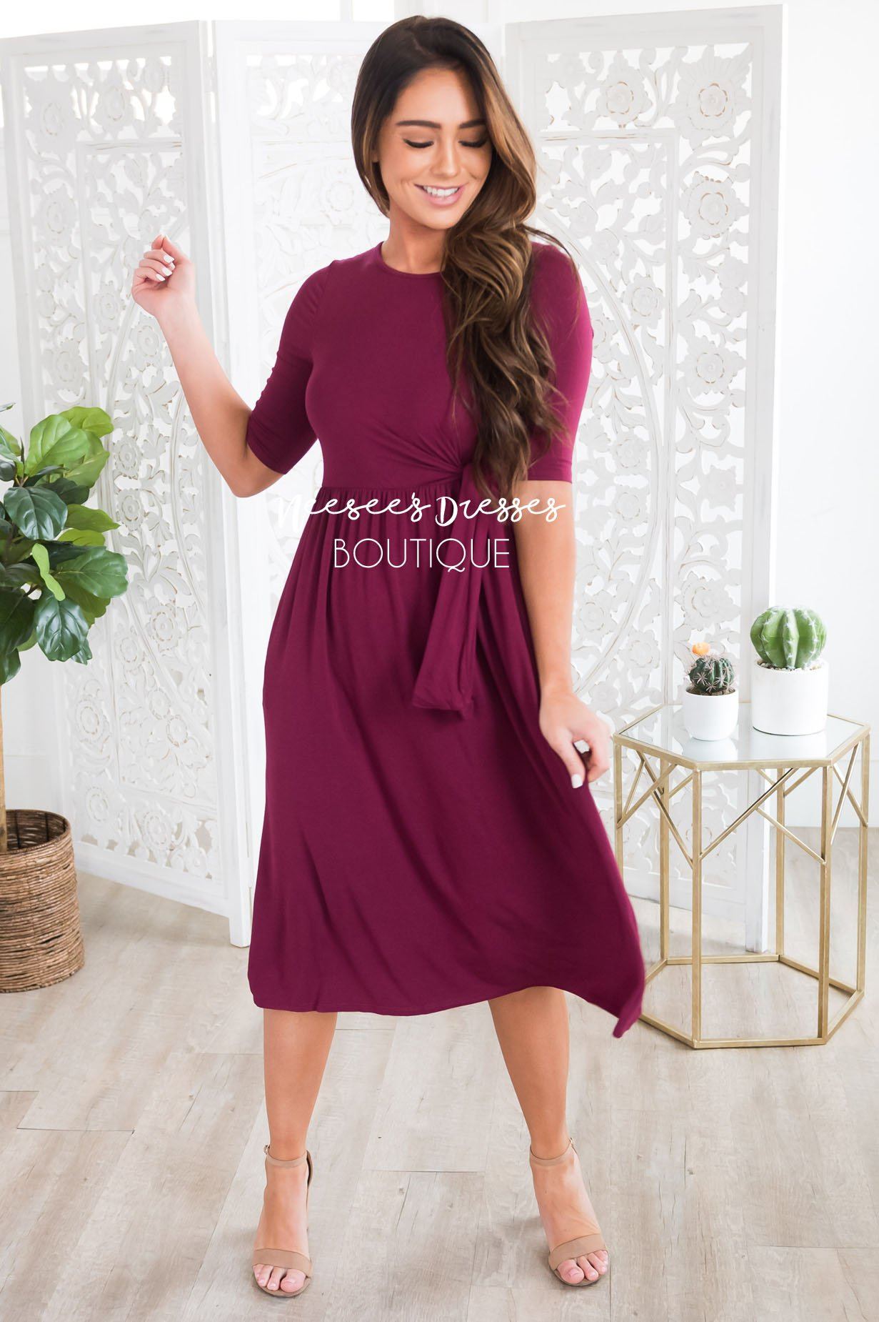 The Estella Modest Dresses vendor-unknown