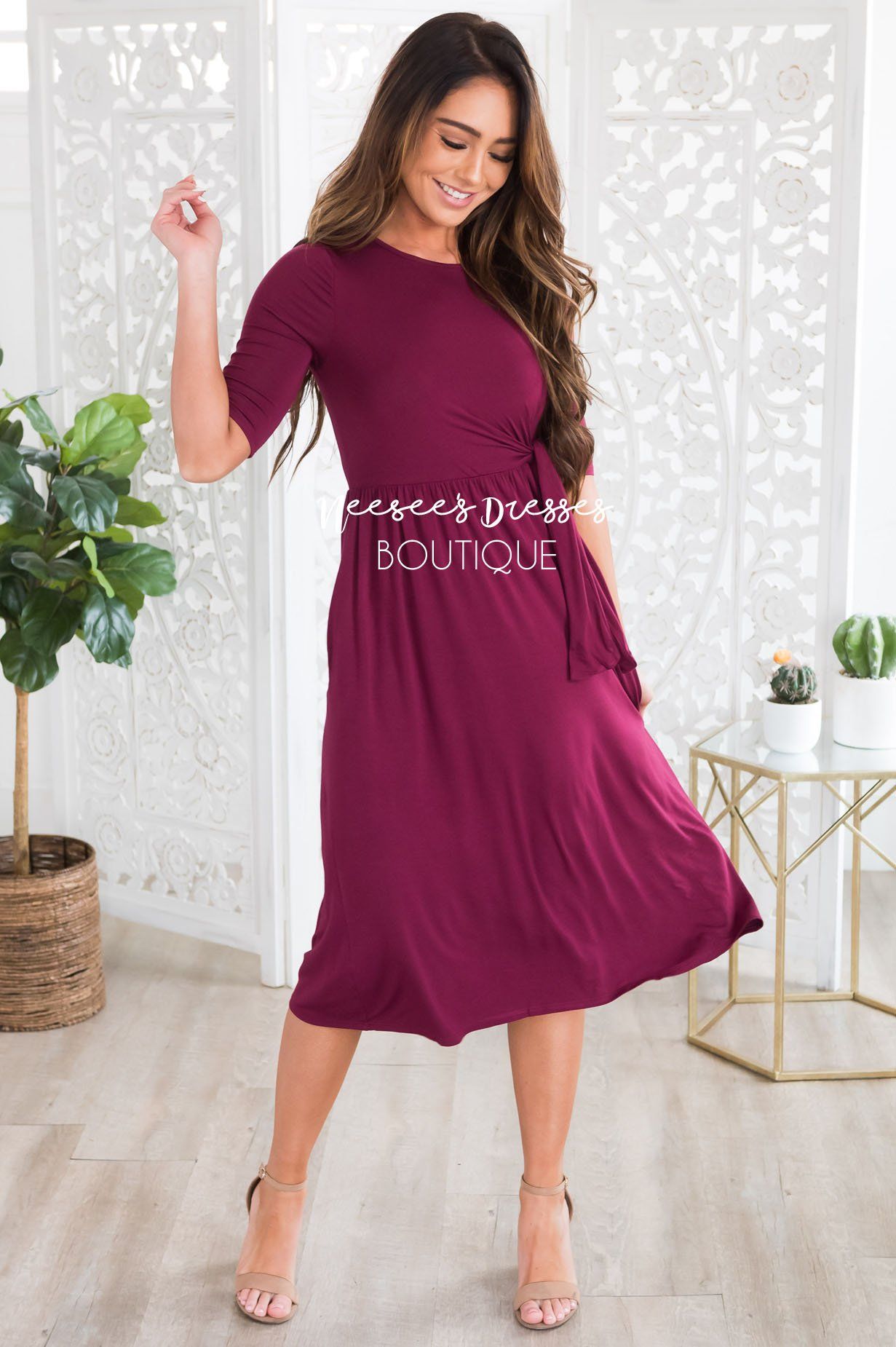 The Estella Modest Dresses vendor-unknown