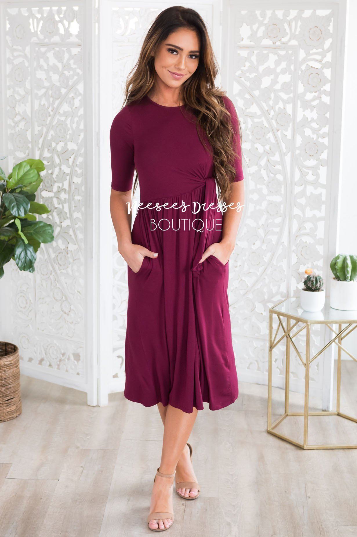 The Estella Modest Dresses vendor-unknown