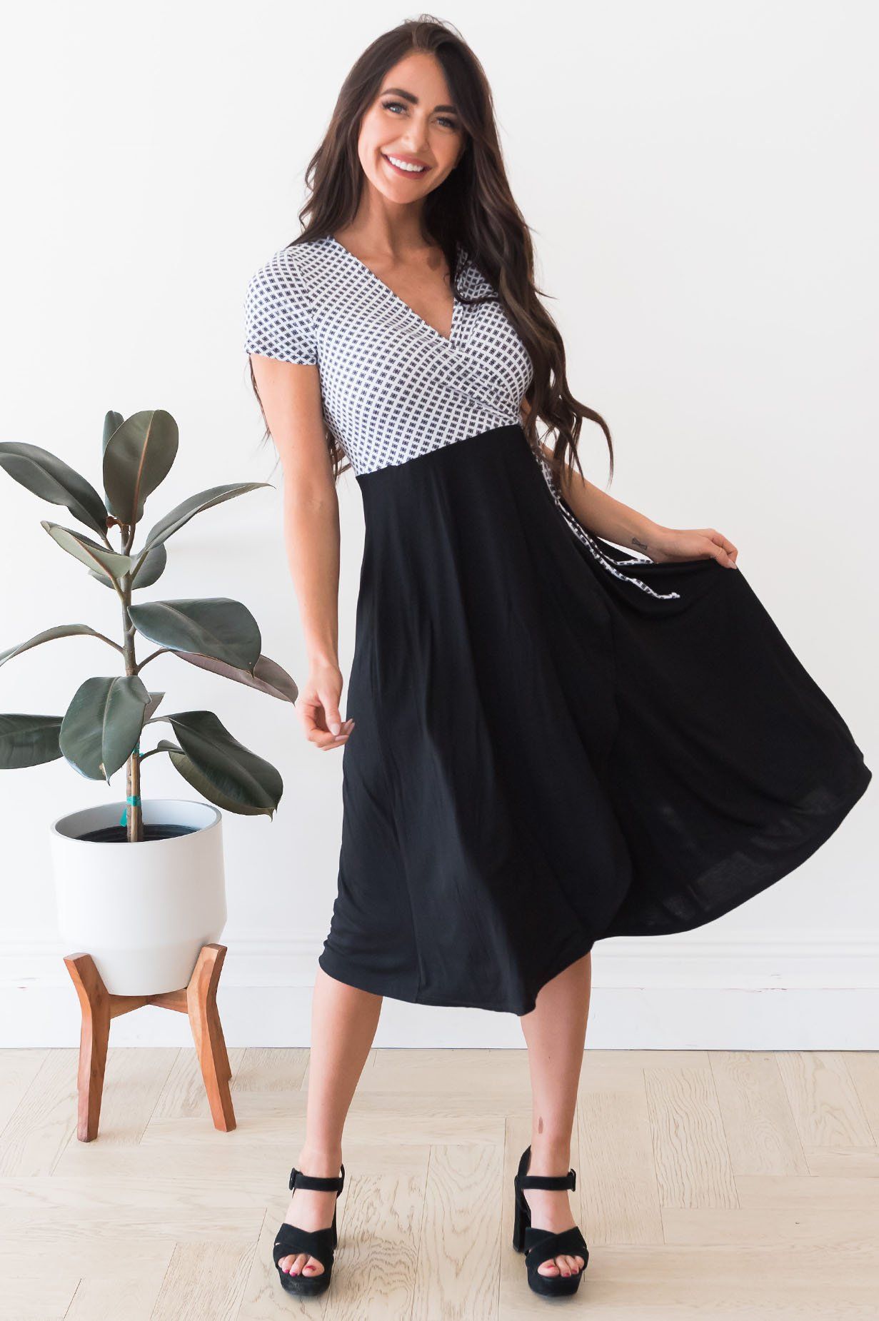 The Georgette Modest Dresses vendor-unknown