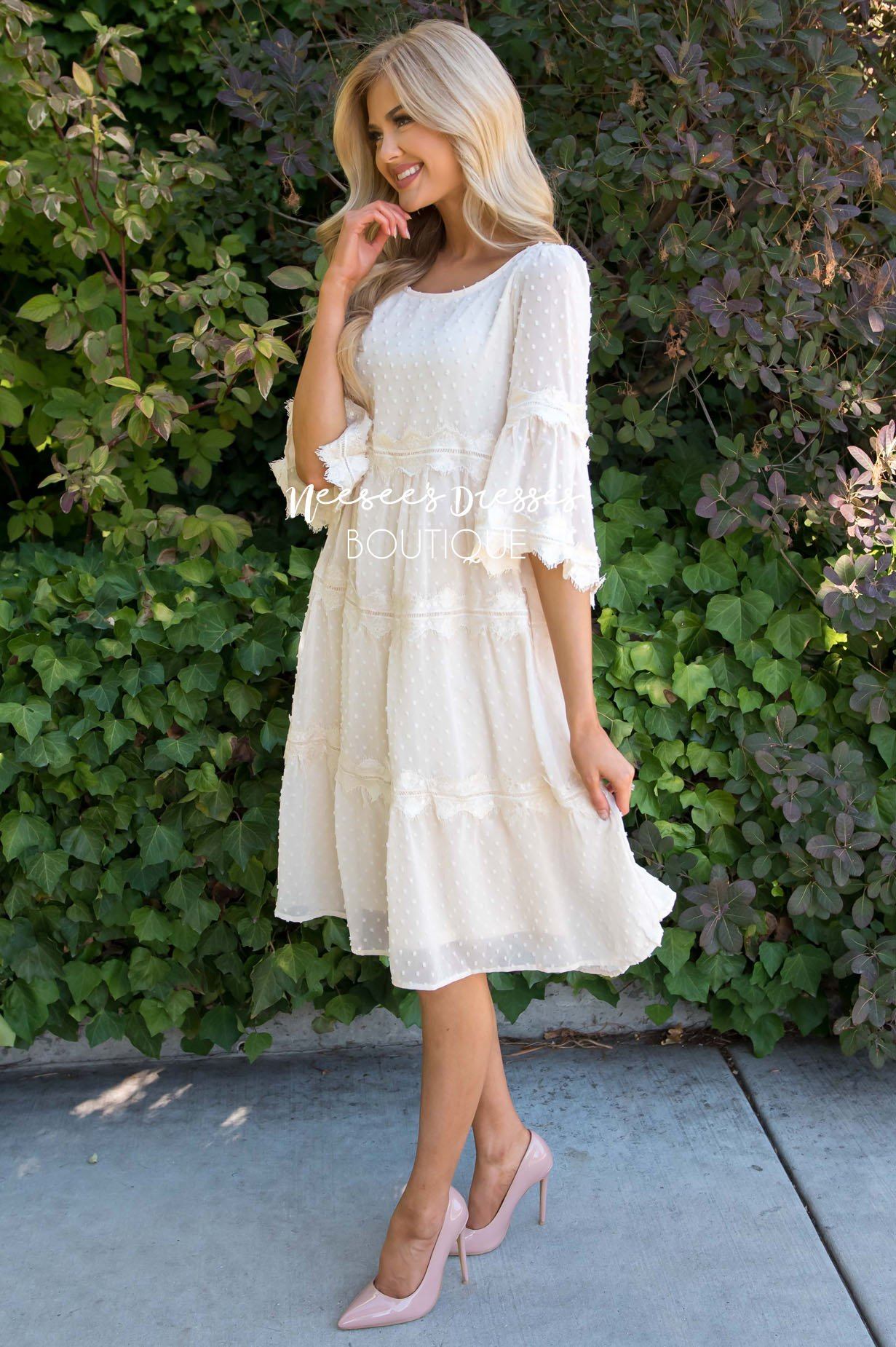 The Polly Modest Dresses vendor-unknown