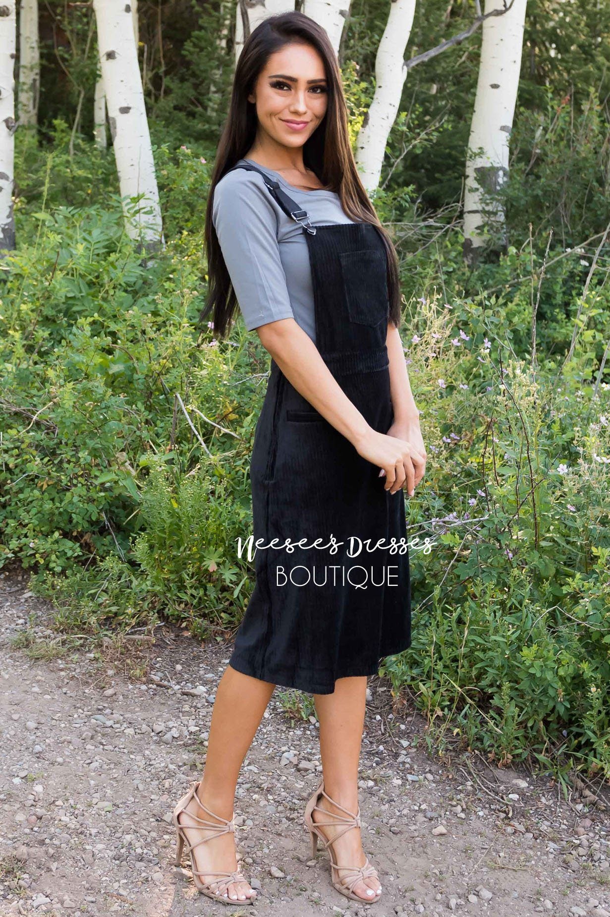 The Pollyanna Overall Dress Modest Dresses vendor-unknown