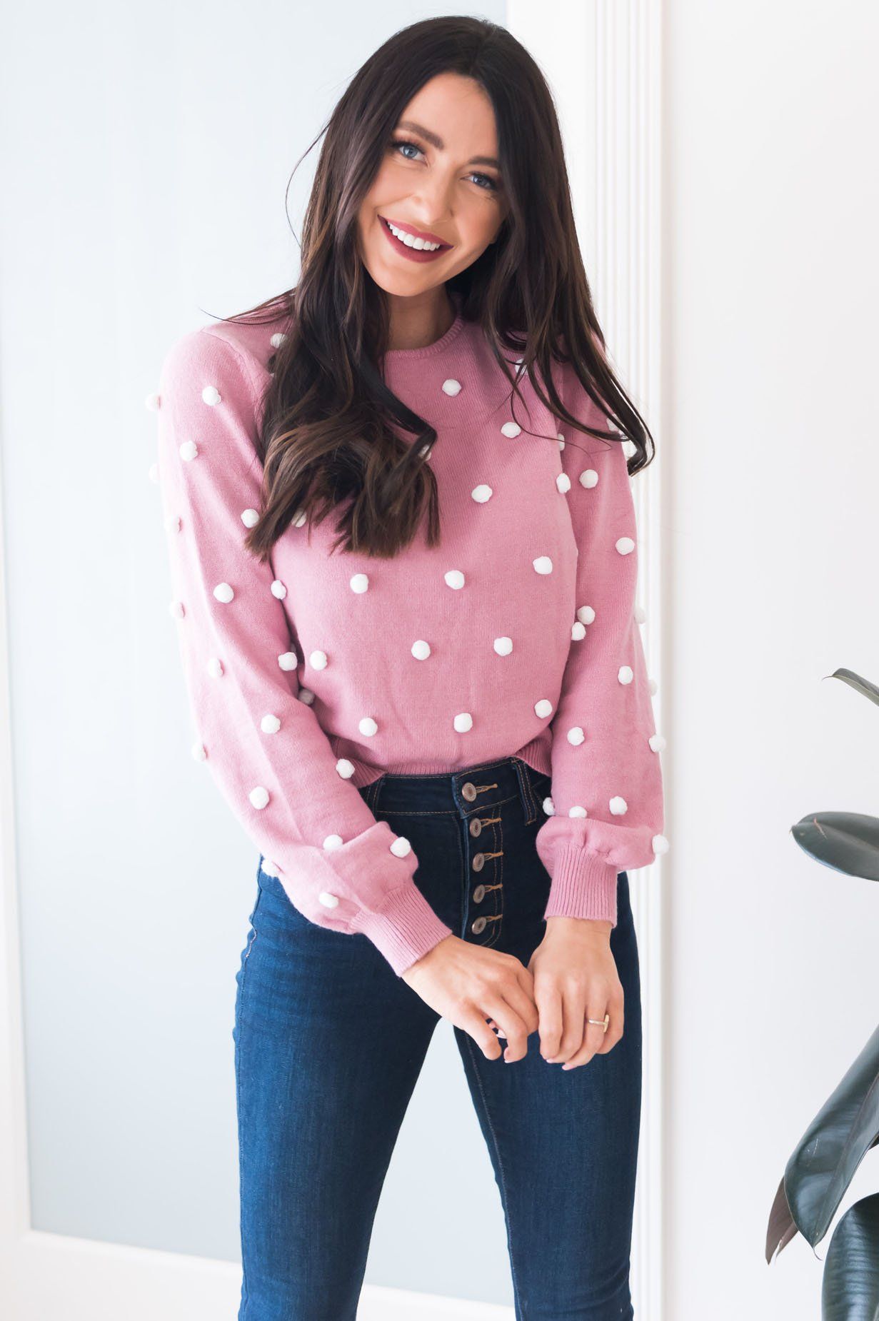 Frozen In Time Modest Sweater Modest Dresses vendor-unknown