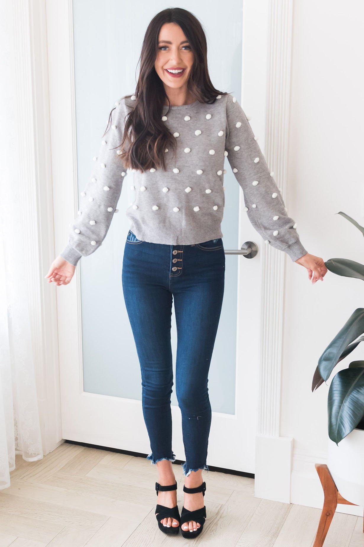 Frozen In Time Modest Sweater Modest Dresses vendor-unknown