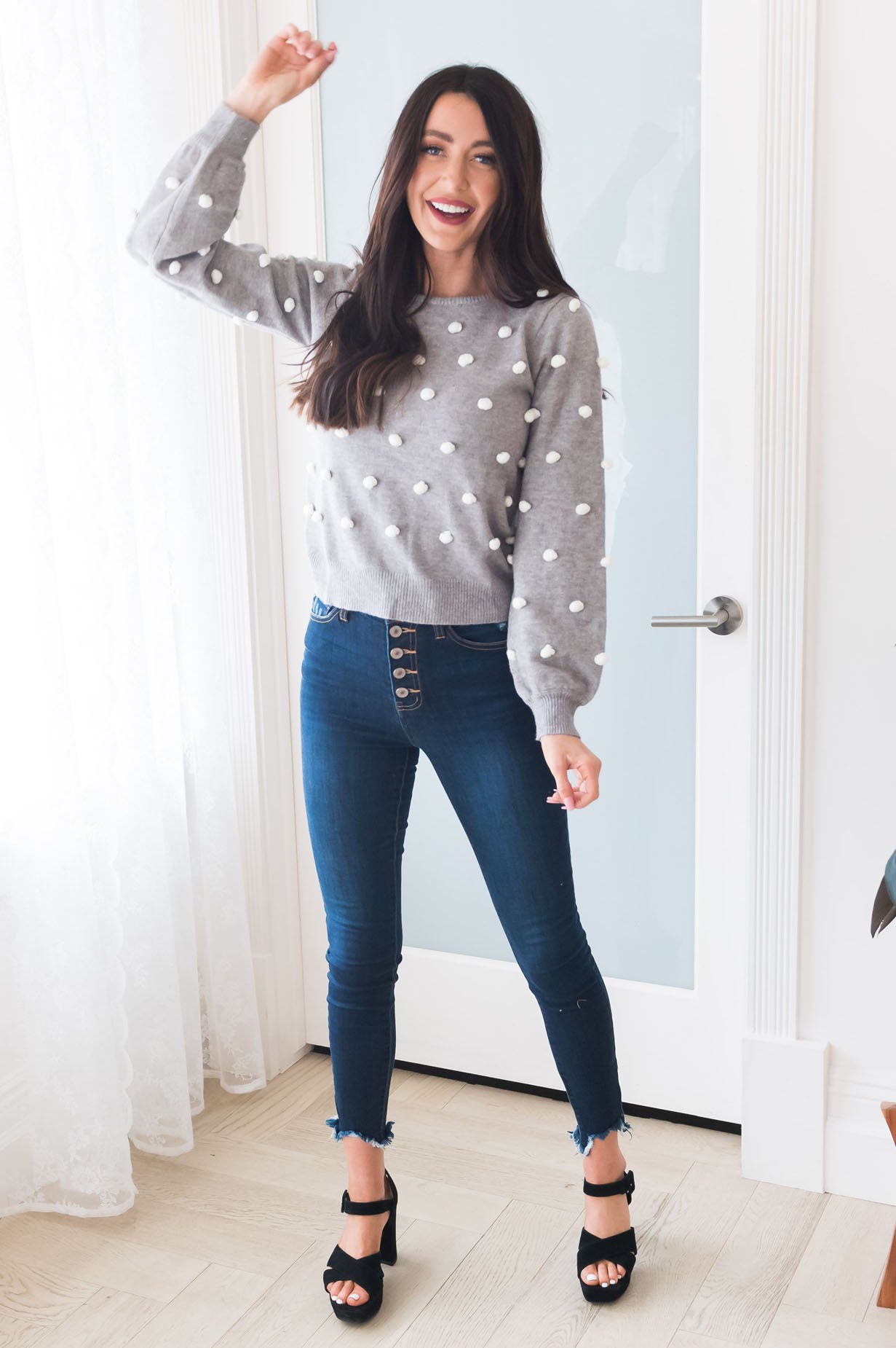 Frozen In Time Modest Sweater Modest Dresses vendor-unknown