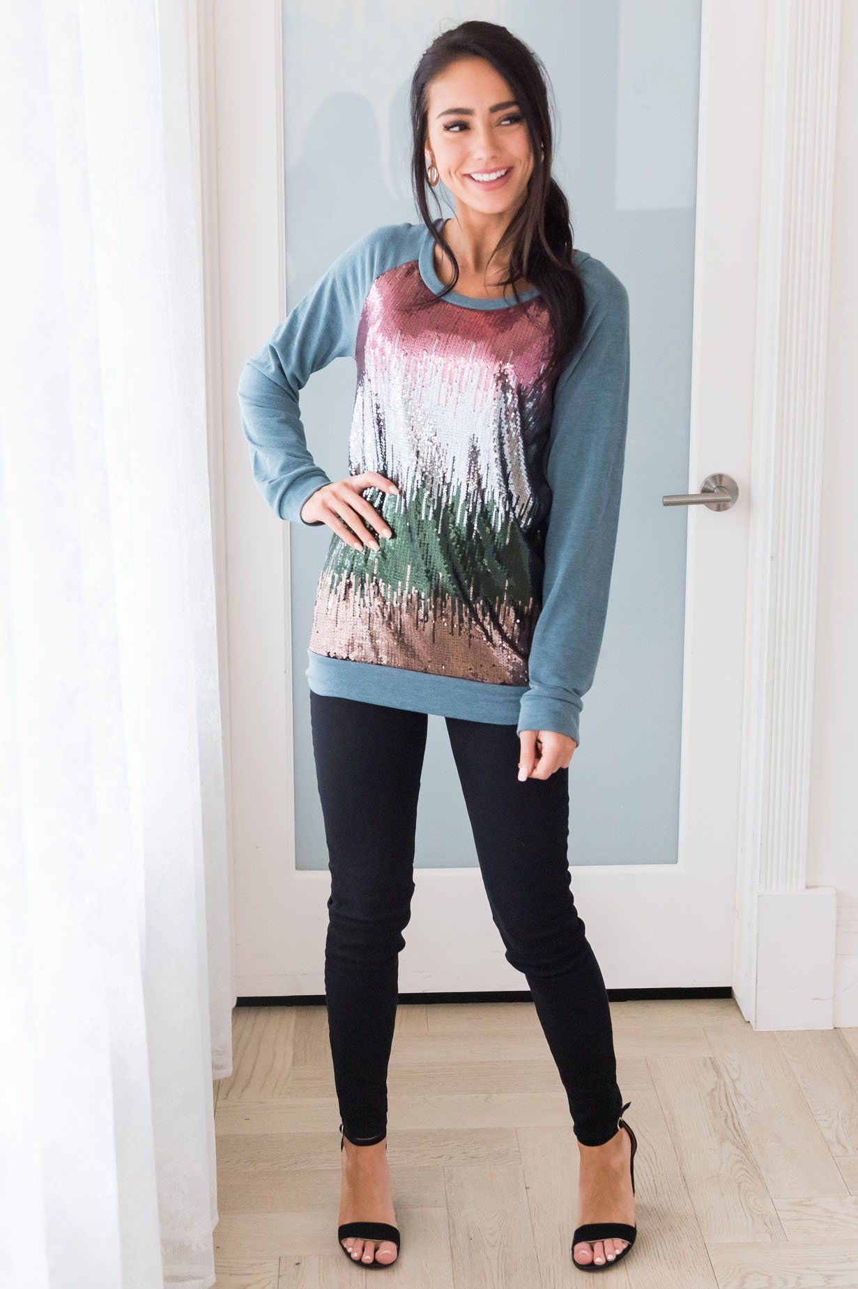 Layers of Joy Modest Sweatshirt Modest Dresses vendor-unknown