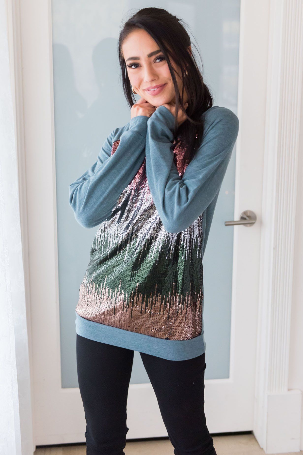 Layers of Joy Modest Sweatshirt Modest Dresses vendor-unknown