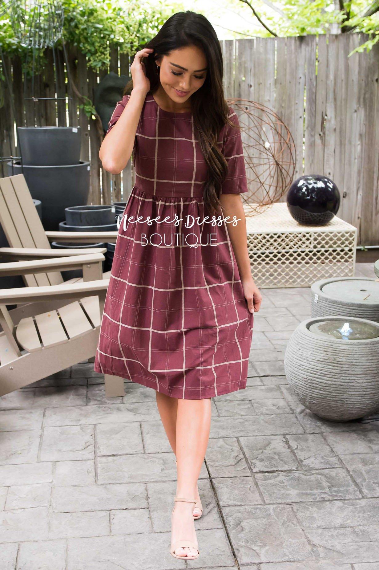 The Leah Modest Dresses vendor-unknown