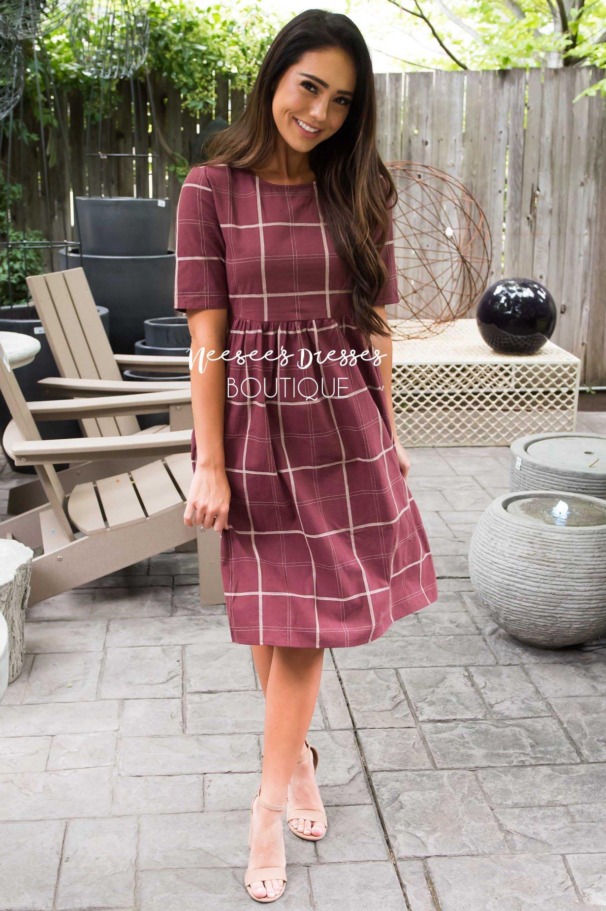 The Leah Modest Dresses vendor-unknown