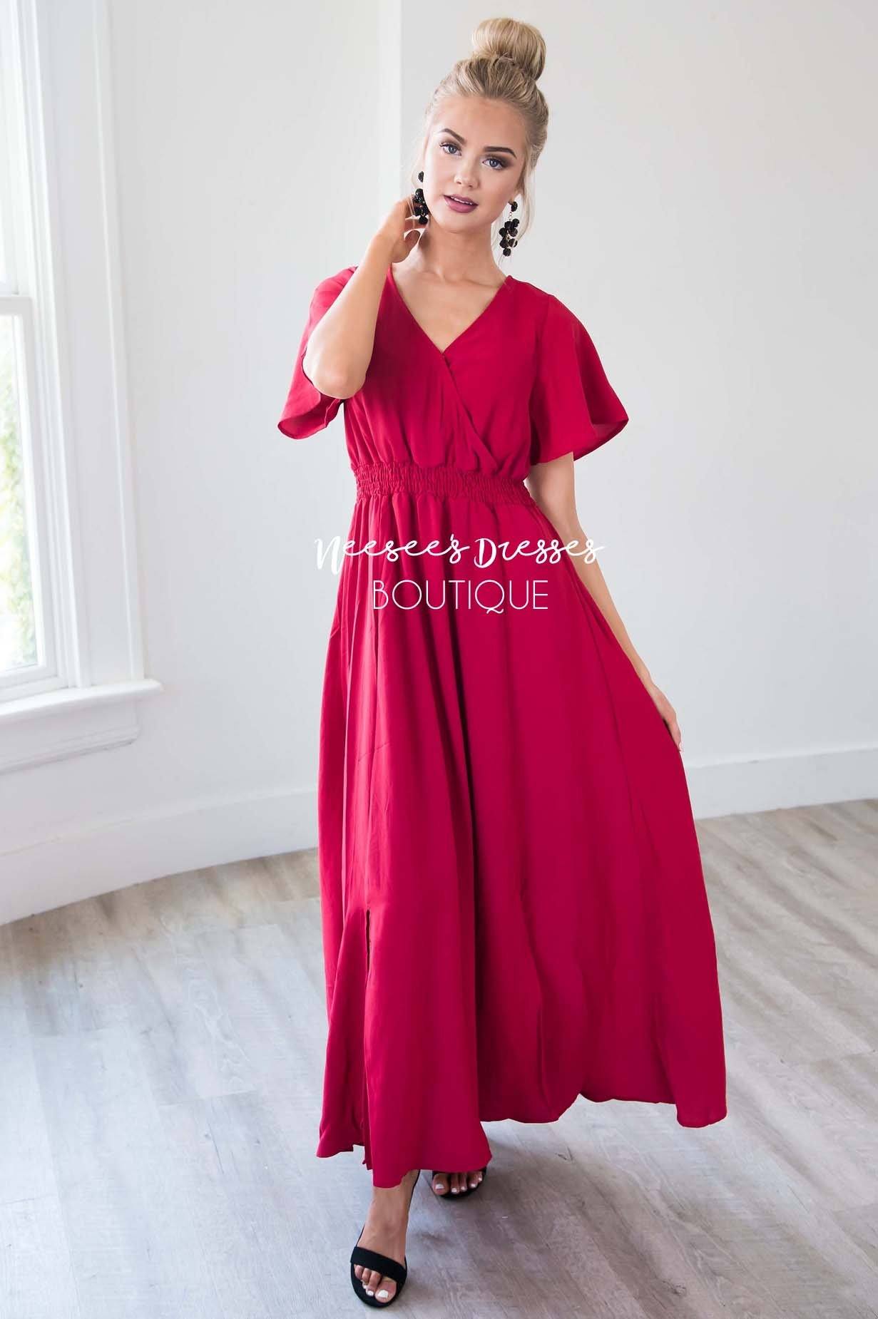 The Kristen Modest Dresses vendor-unknown