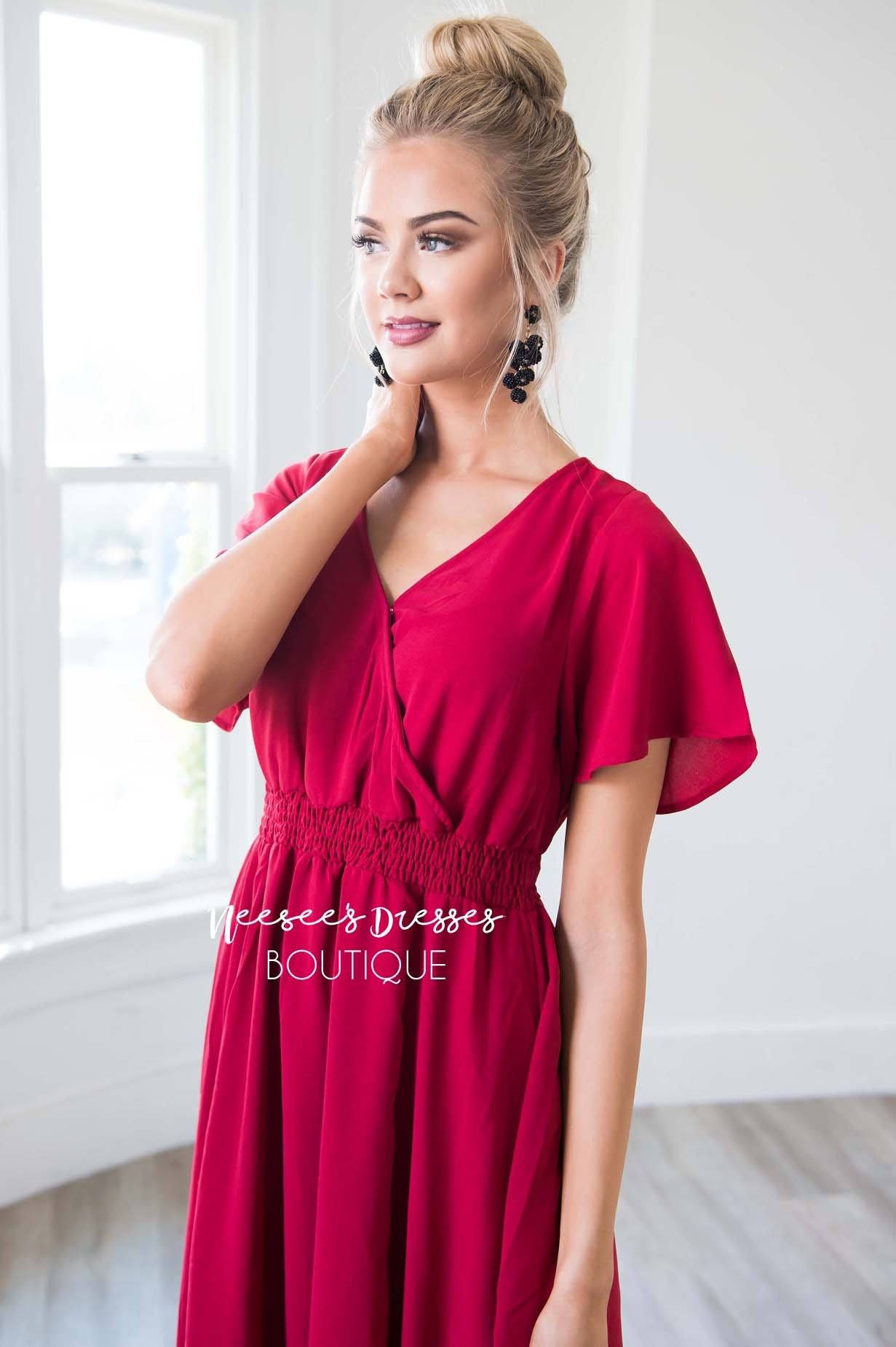 The Kristen Modest Dresses vendor-unknown