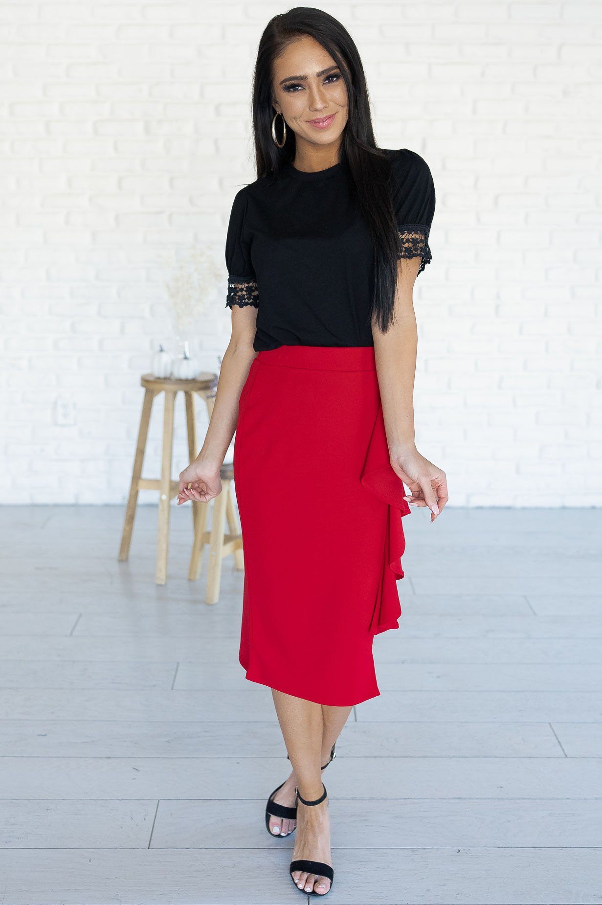 Because I Found You Modest Blouse Tops vendor-unknown