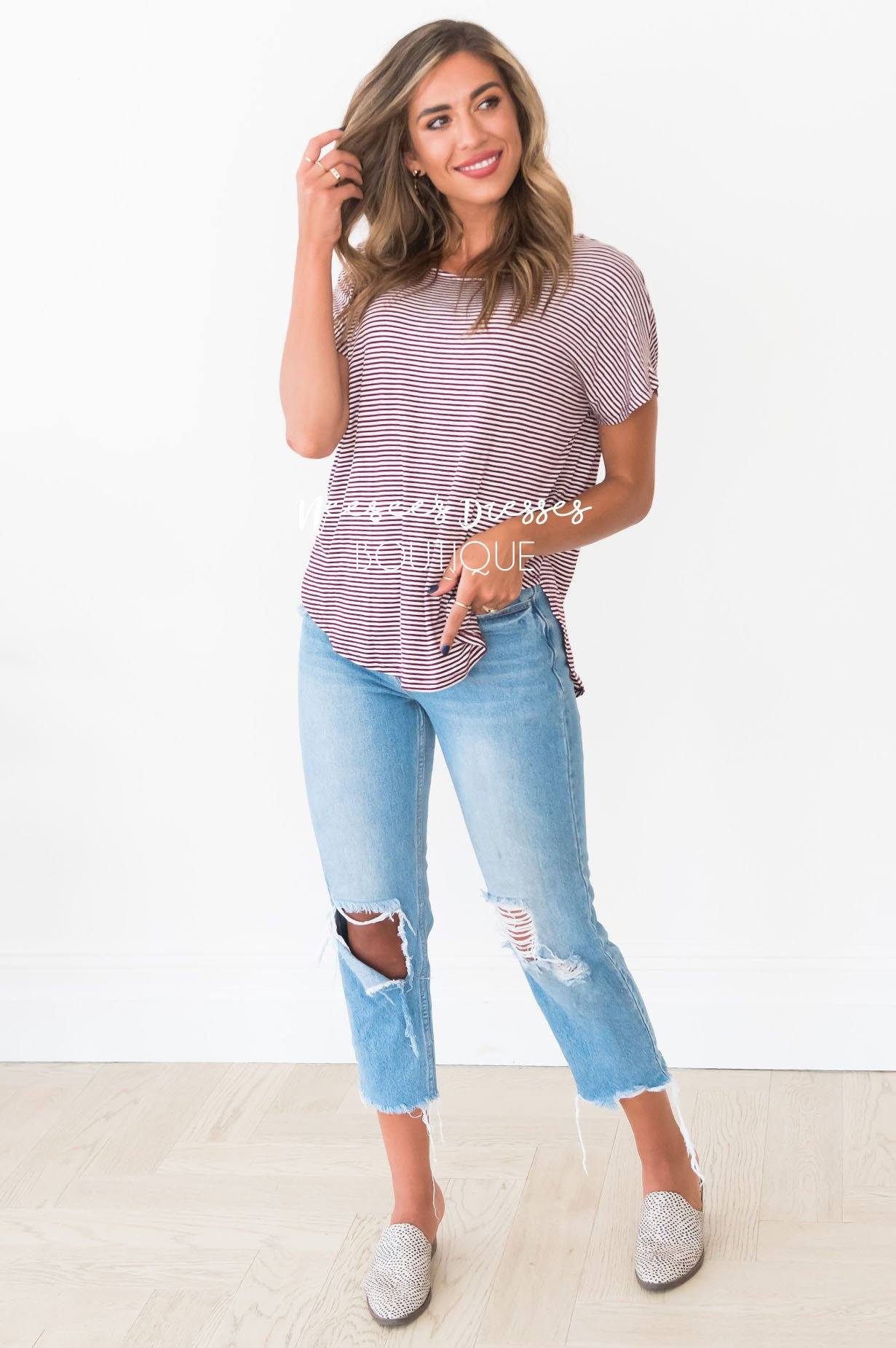 Round of Applause Modest Top Modest Dresses vendor-unknown