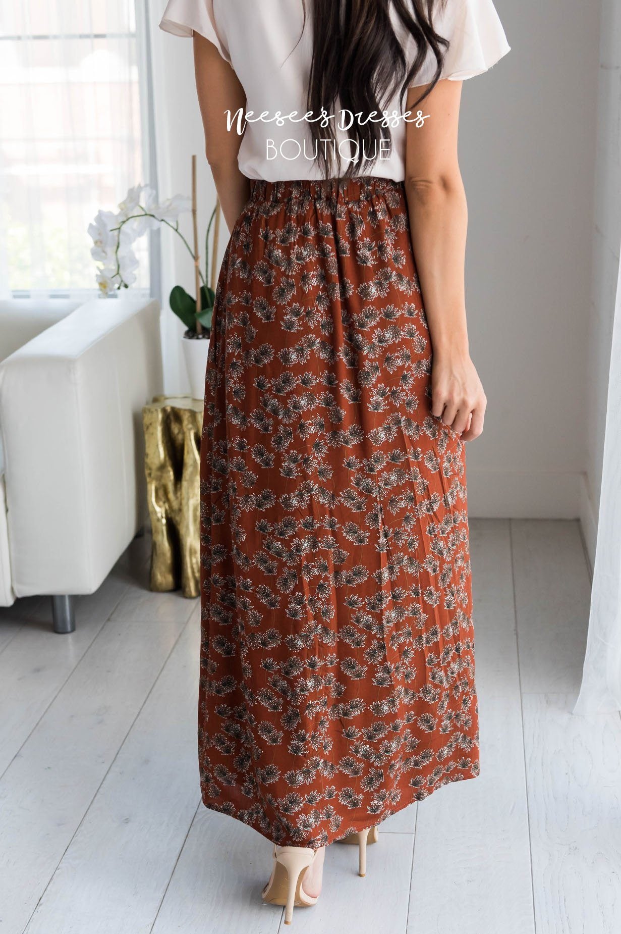 Bring The Fun Paisley Maxi Skirt Modest Dresses vendor-unknown
