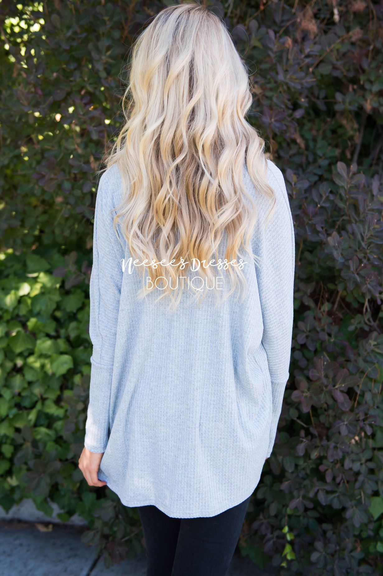 Shine Bright Thermal Cardigan Tops vendor-unknown