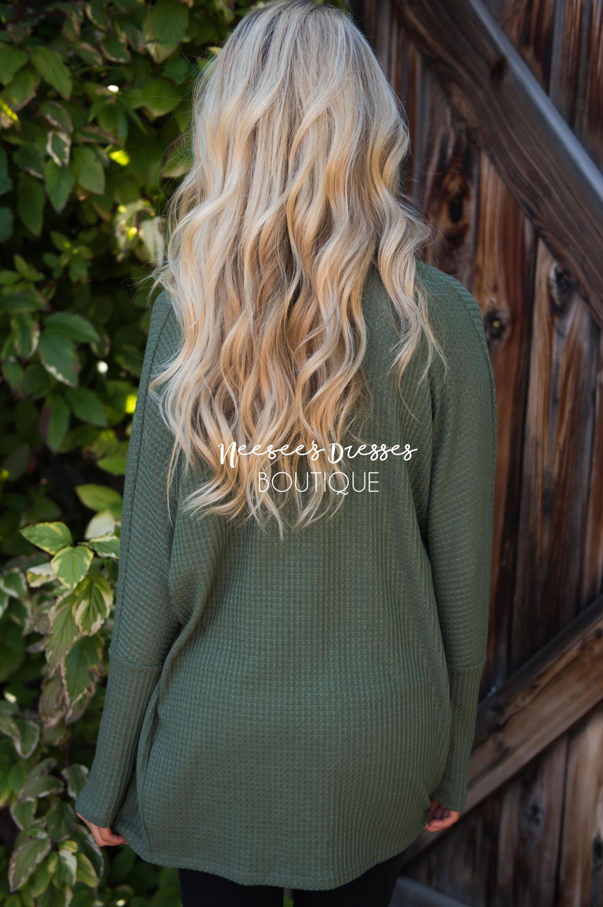 Shine Bright Thermal Cardigan Tops vendor-unknown