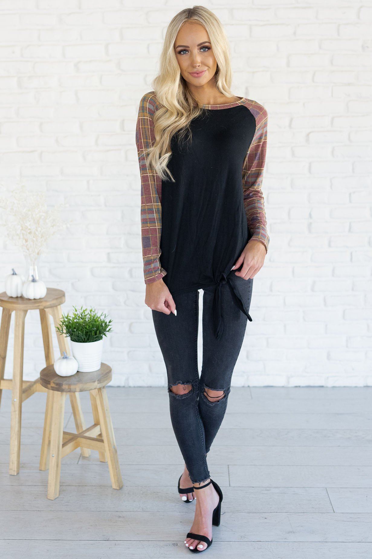 Thankful For You Modest Top Modest Dresses vendor-unknown