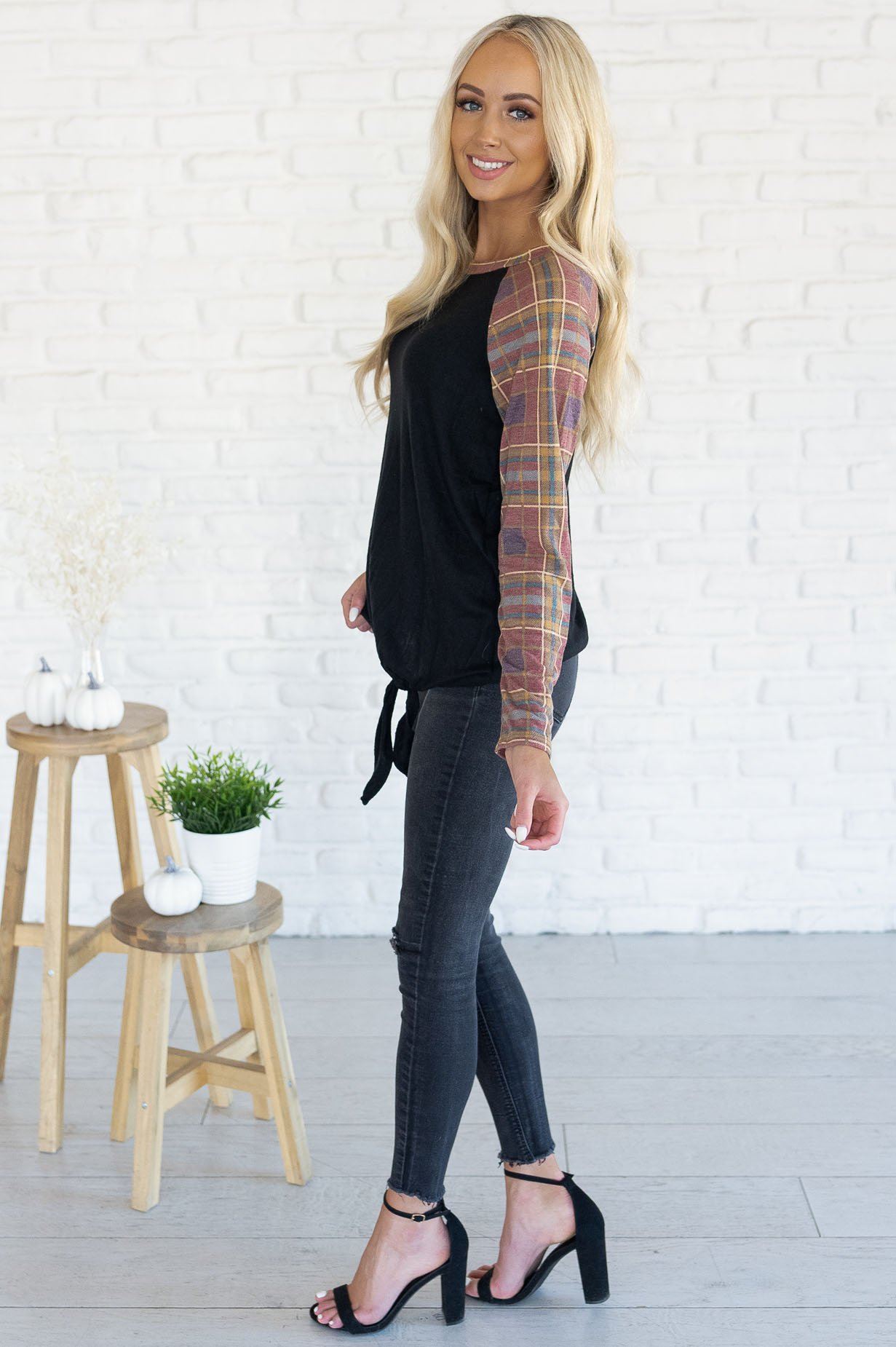 Thankful For You Modest Top Modest Dresses vendor-unknown