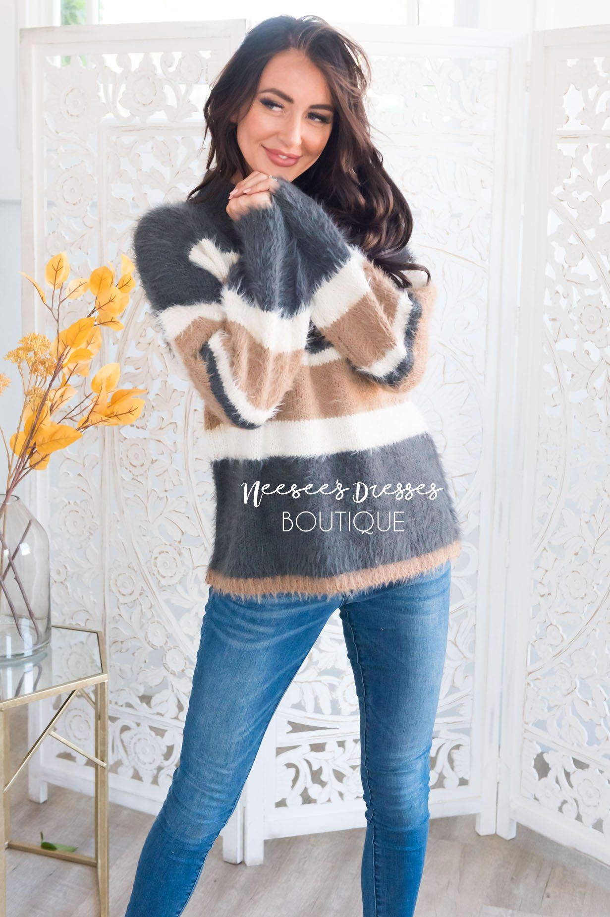 Cozy Campfire Modest Sweater Modest Dresses vendor-unknown