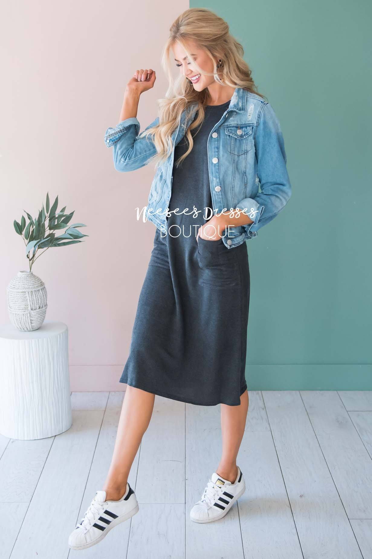 The Teddi Modest Dresses vendor-unknown