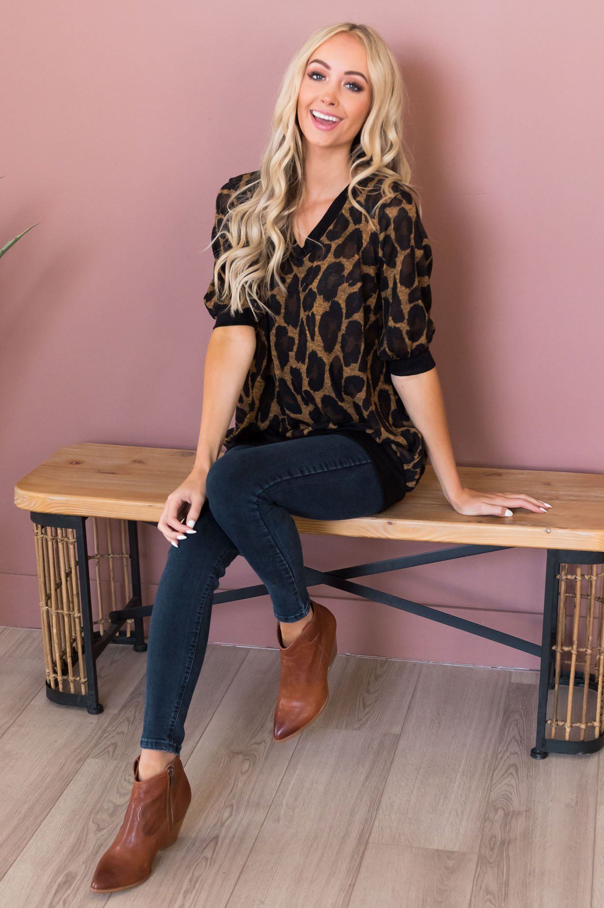 Let's Get Away Modest Top Modest Dresses vendor-unknown