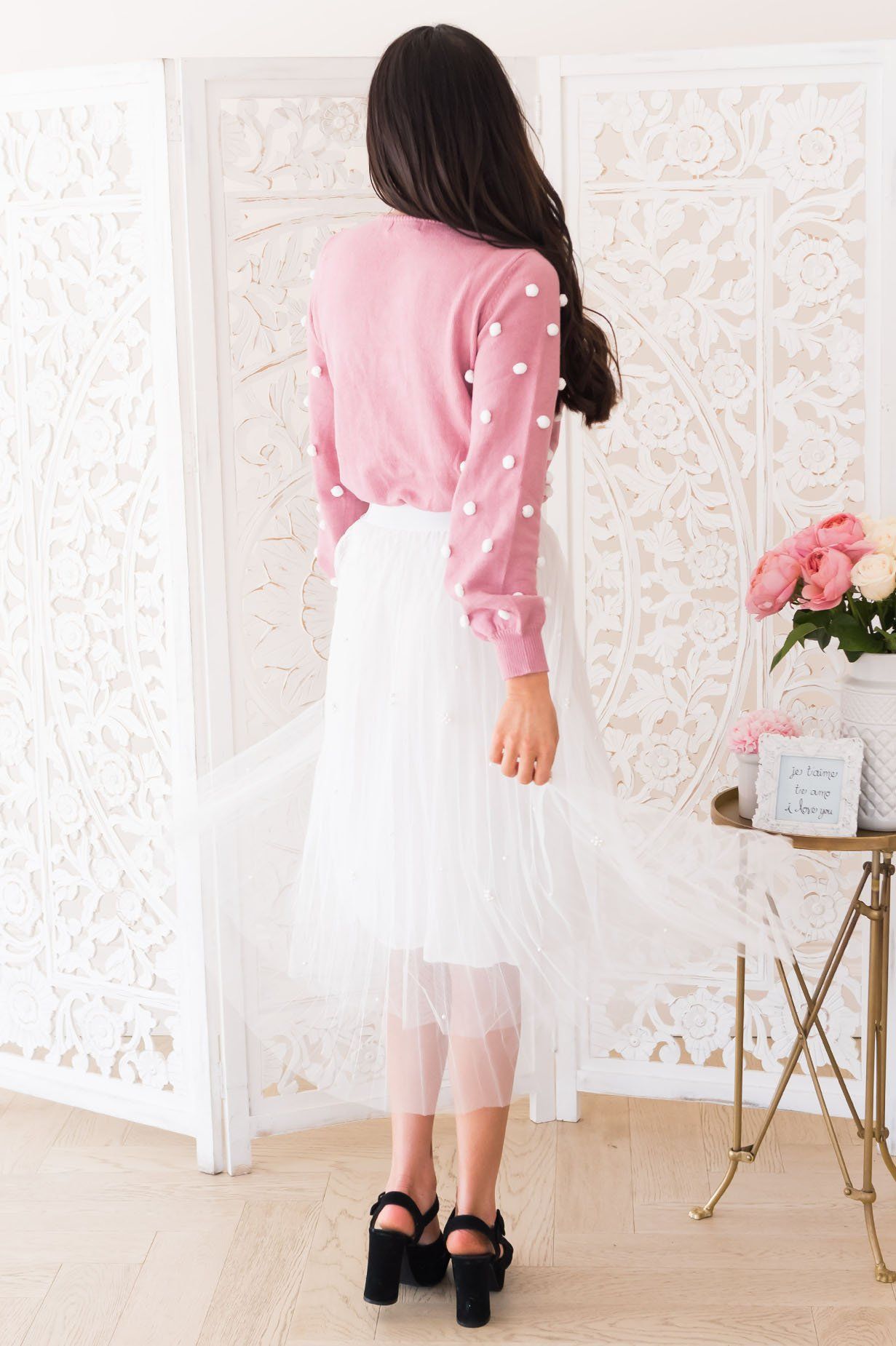Simply Dazzling Modest Tulle Skirt NeeSee's Dresses