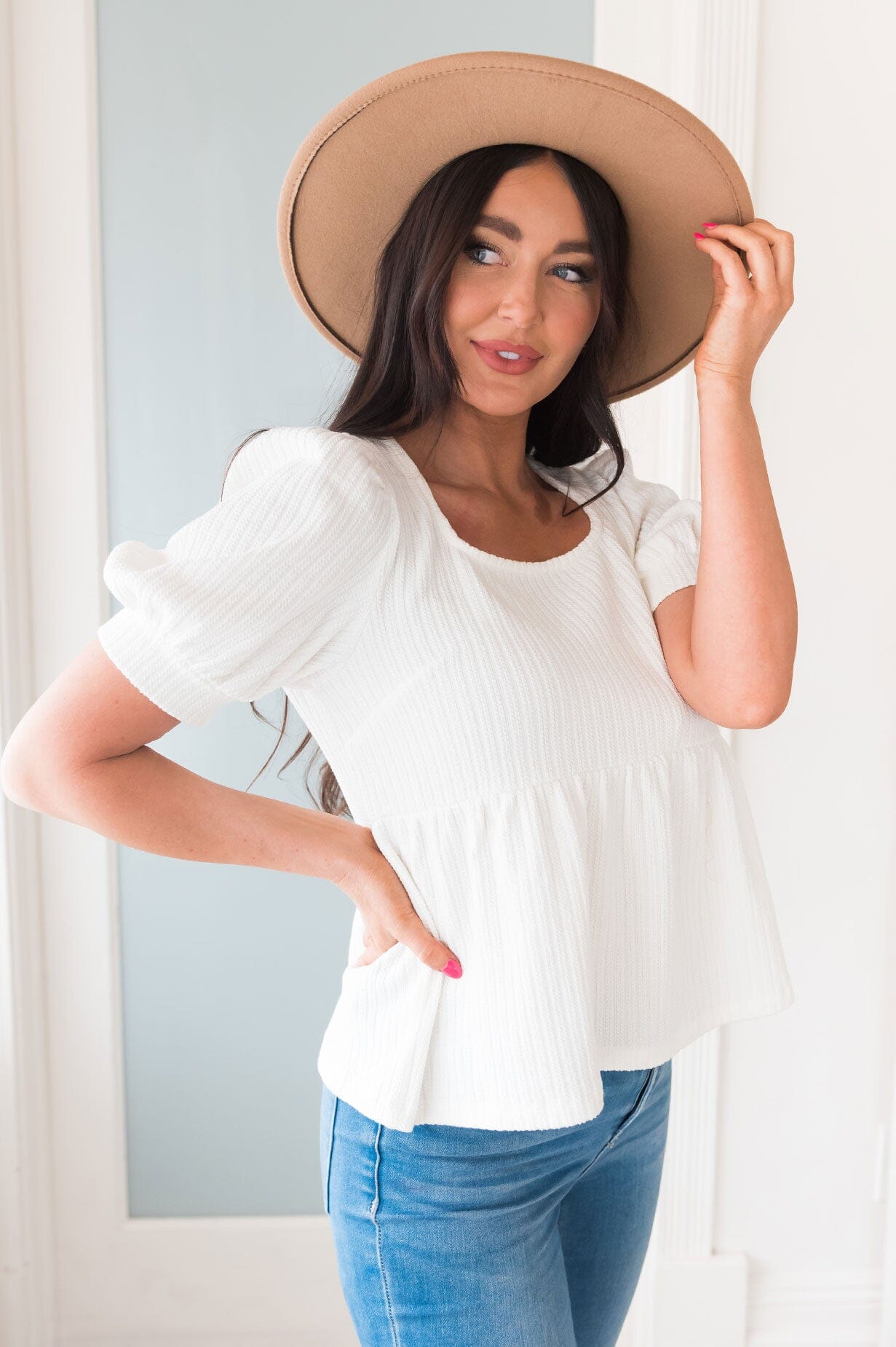 Beautiful Beginnings Modest Blouse Modest Dresses vendor-unknown