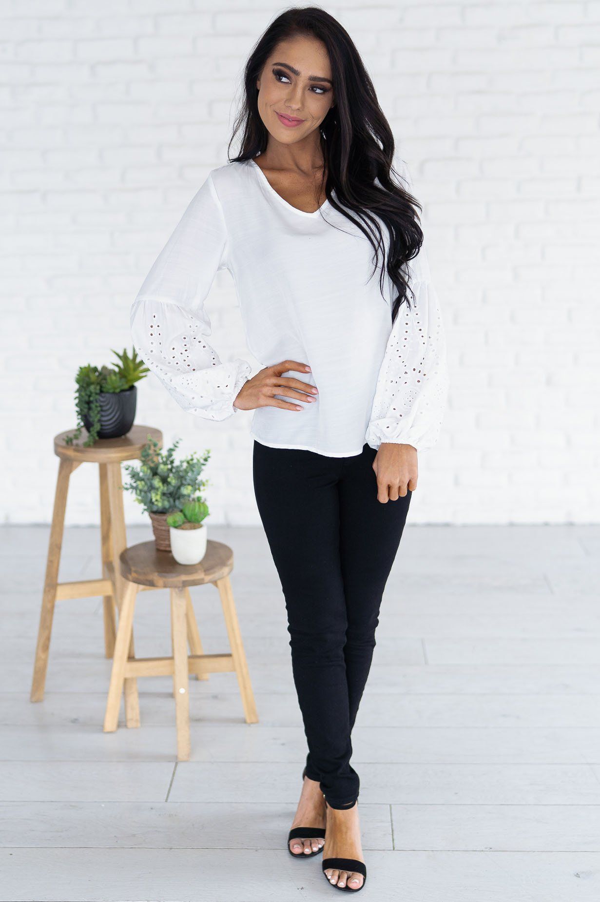 Closer To My Heart Modest Blouse Tops vendor-unknown