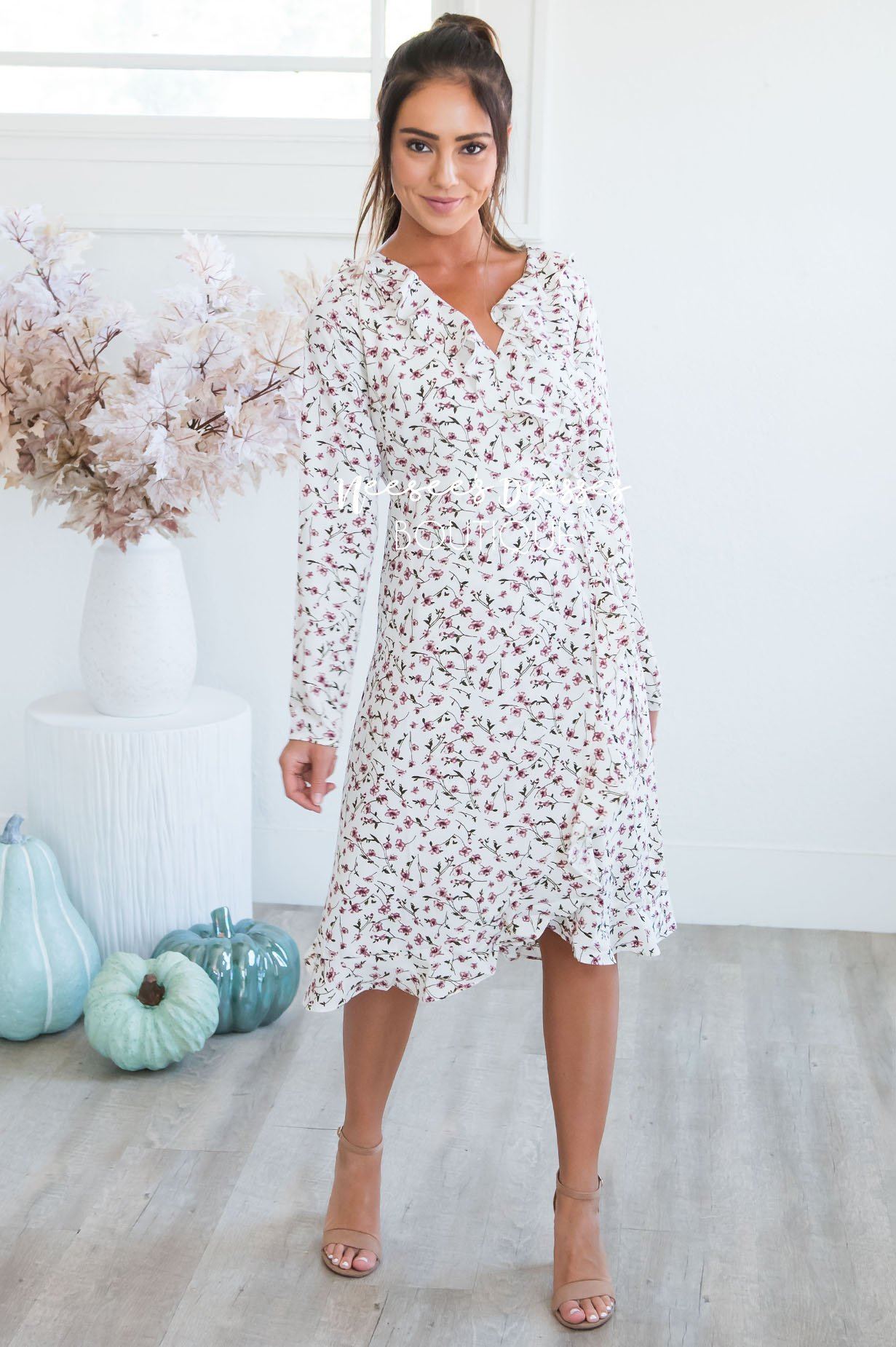 The Millie Wrap Dress Modest Dresses vendor-unknown