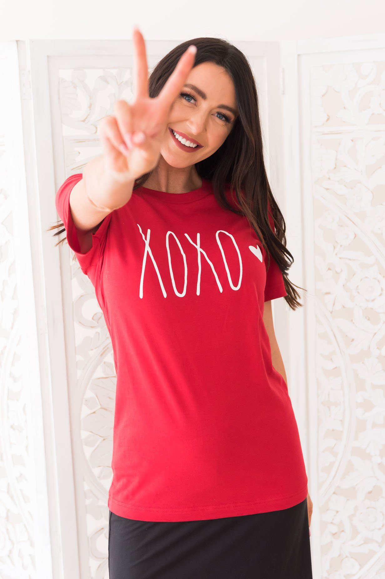 XOXO Modest Tee Modest Dresses vendor-unknown