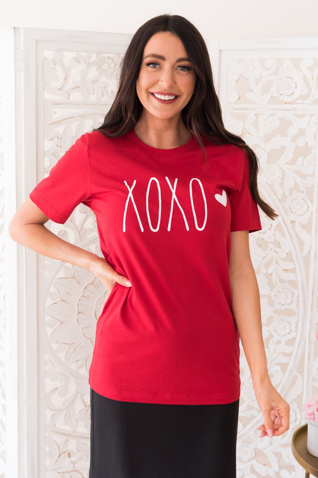 XOXO Modest Tee Modest Dresses vendor-unknown