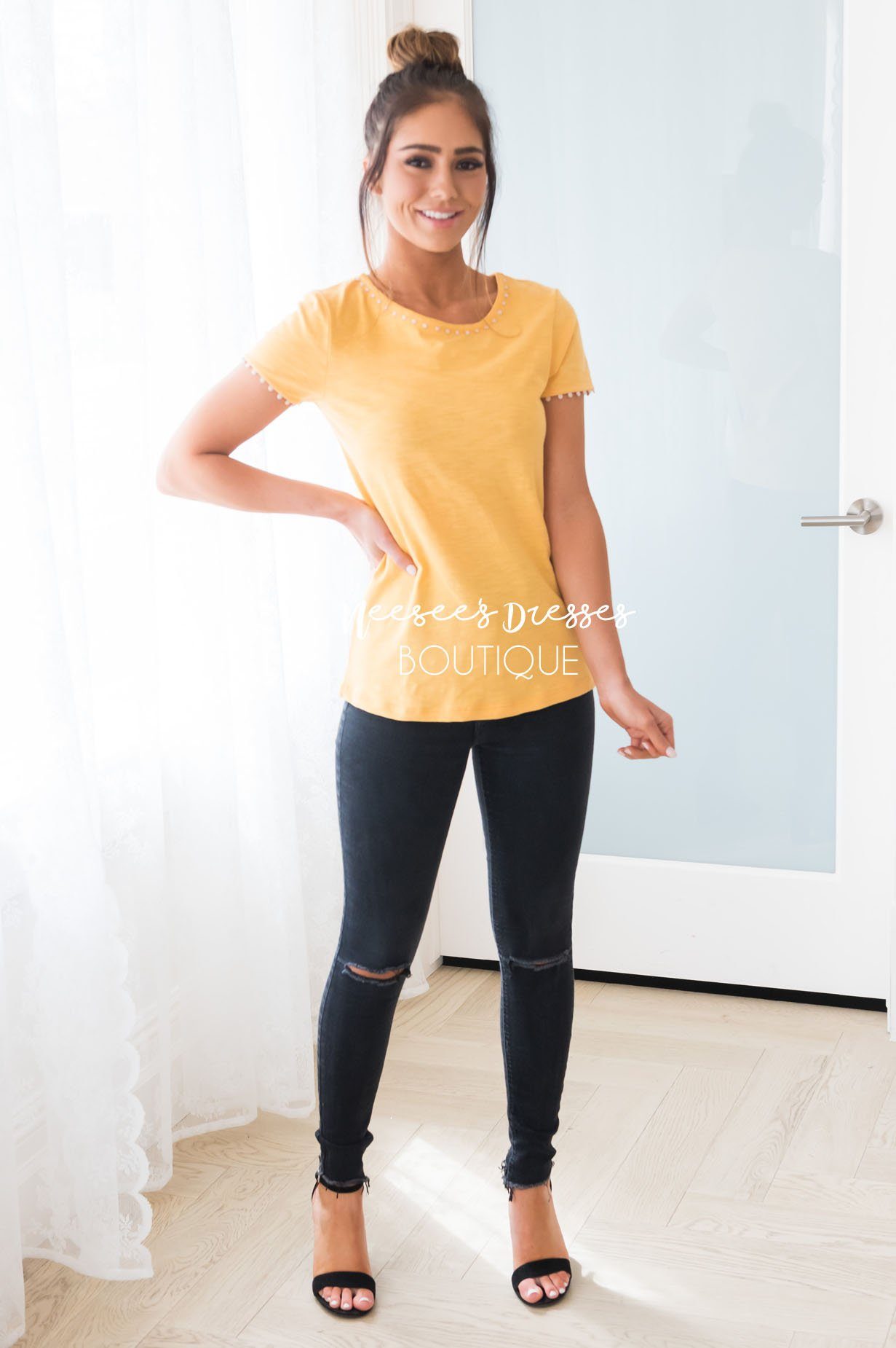 The You Dot It Modest Tee Tops vendor-unknown